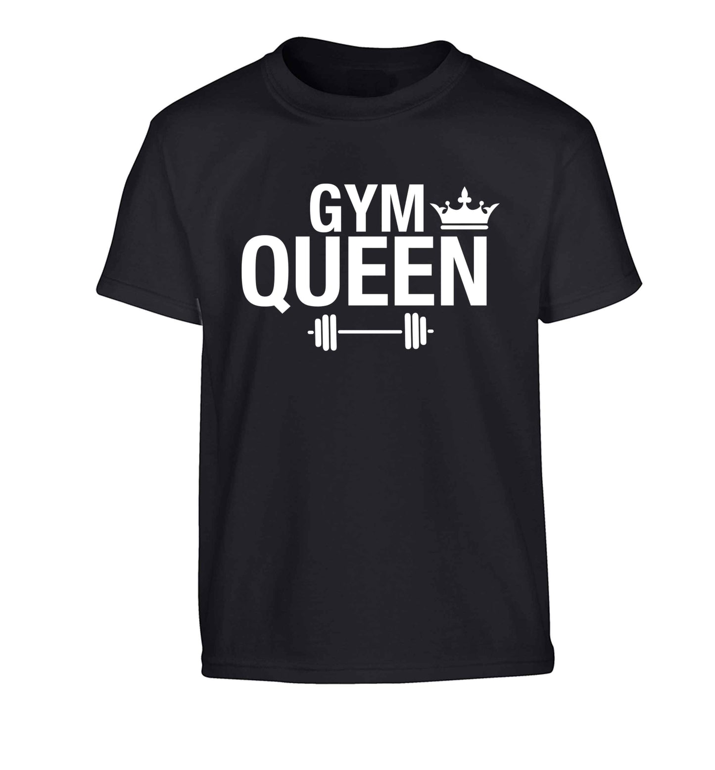 Gym queen Children's black Tshirt 12-13 Years