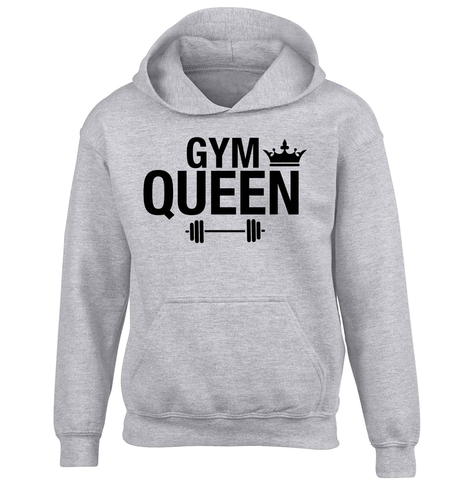 Gym queen children's grey hoodie 12-13 Years