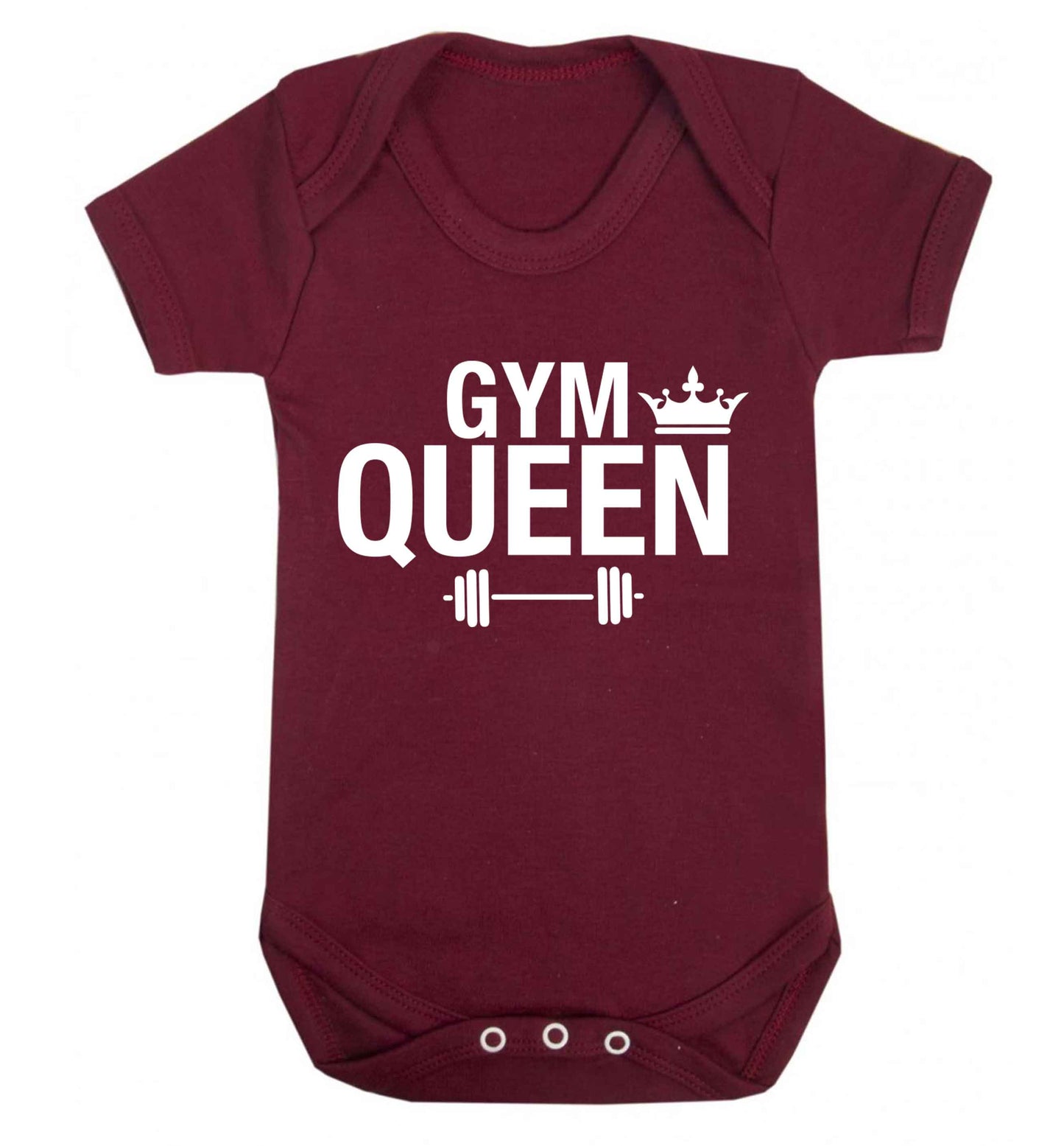 Gym queen Baby Vest maroon 18-24 months