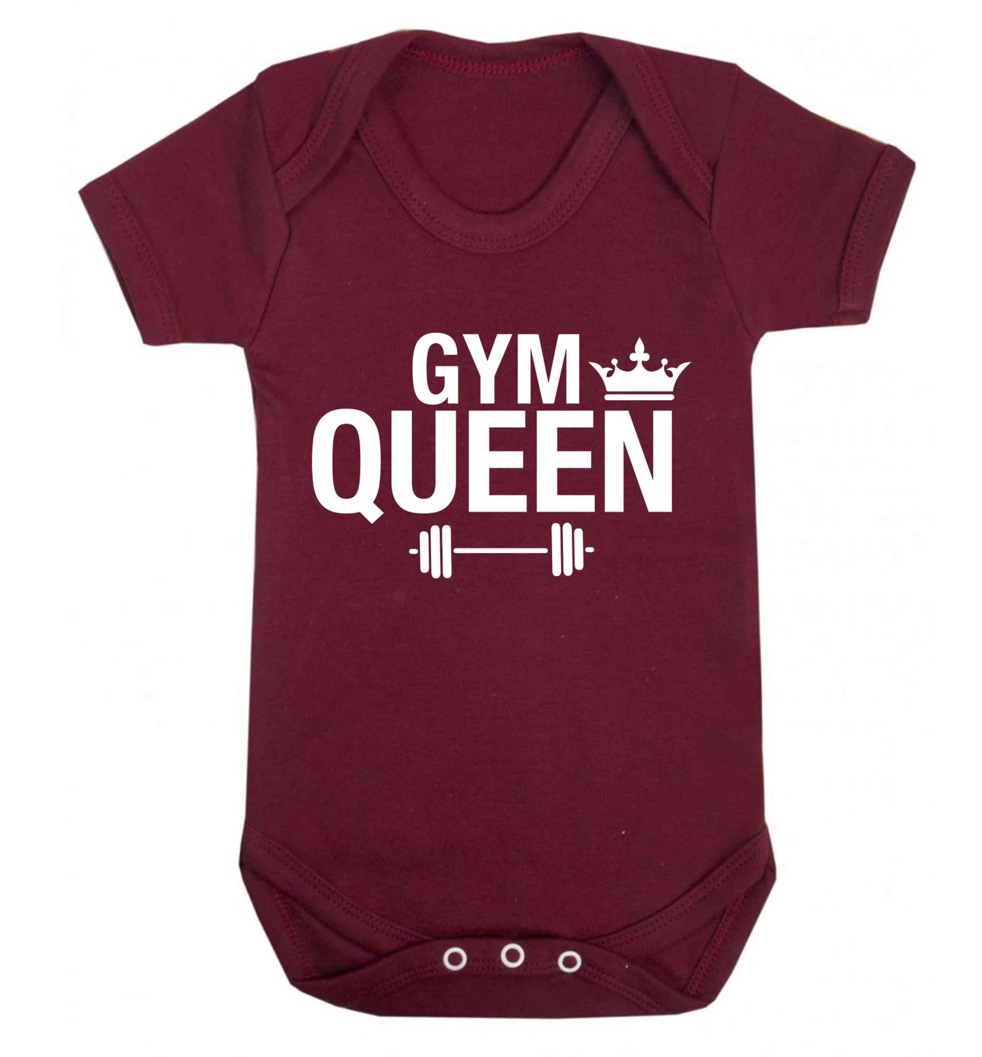 Gym queen Baby Vest maroon 18-24 months