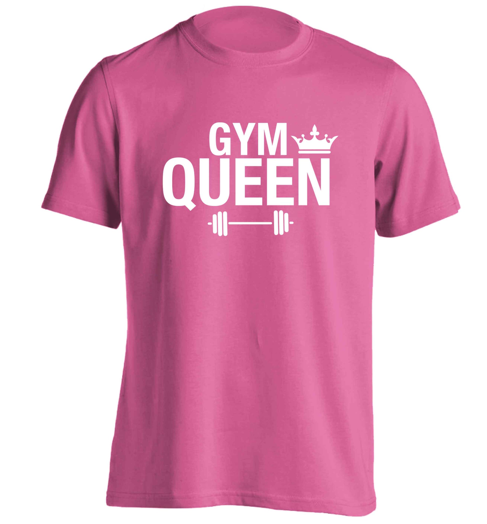 Gym queen adults unisex pink Tshirt 2XL