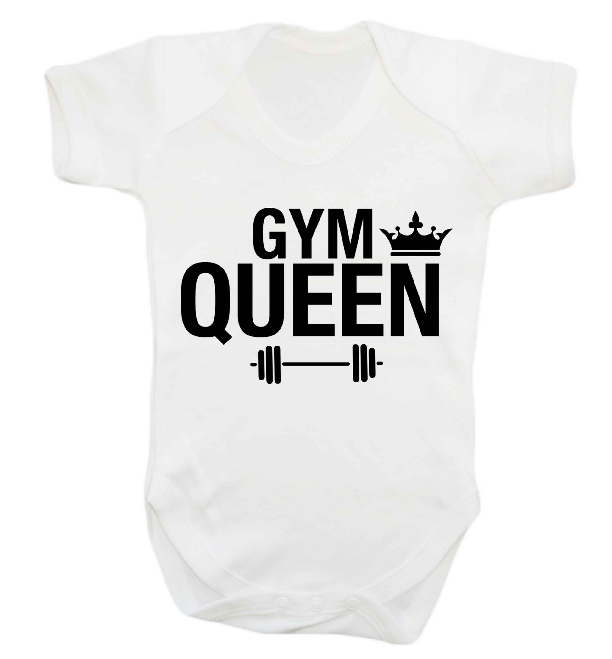 Gym queen Baby Vest white 18-24 months