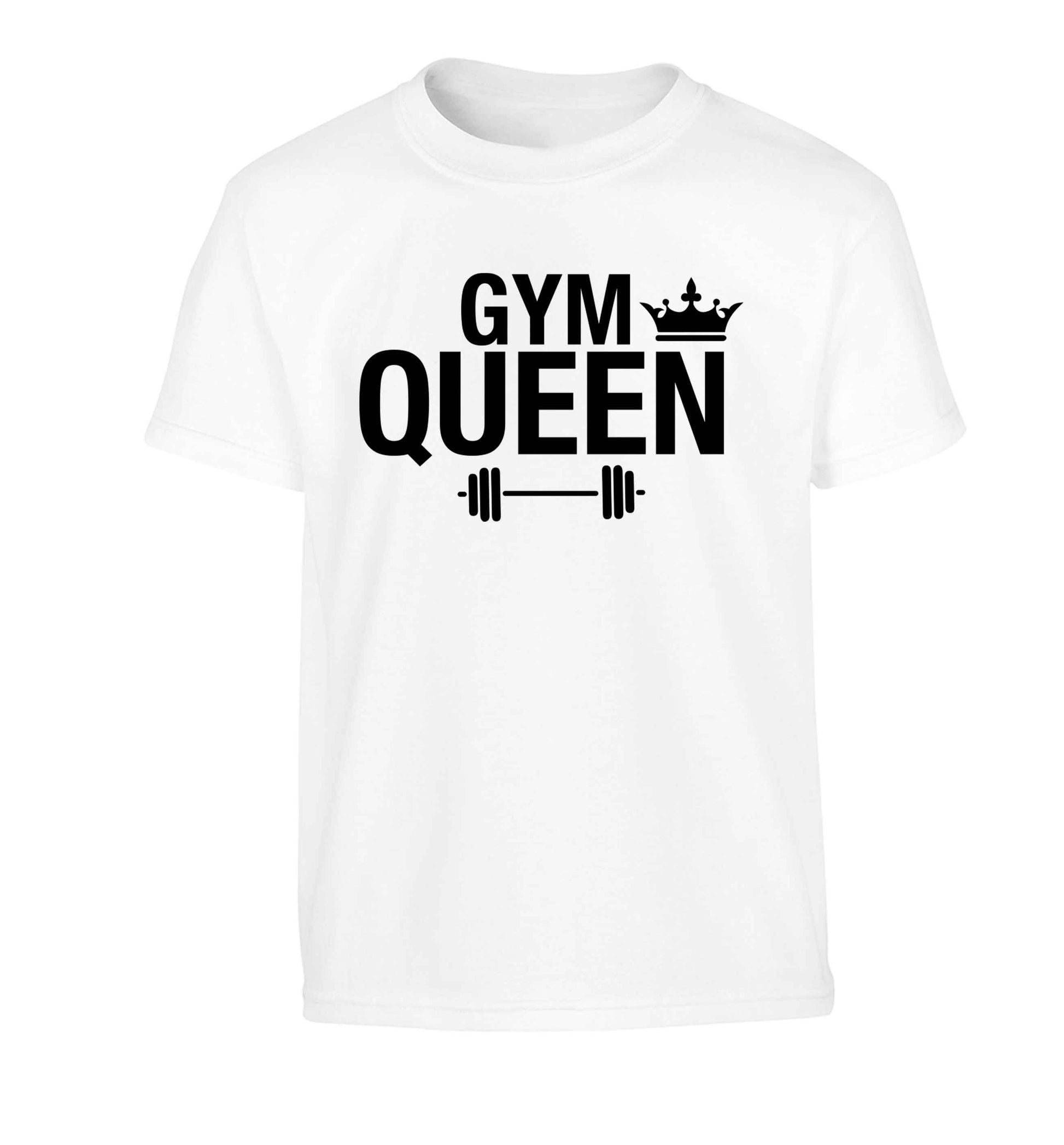 Gym queen Children's white Tshirt 12-13 Years