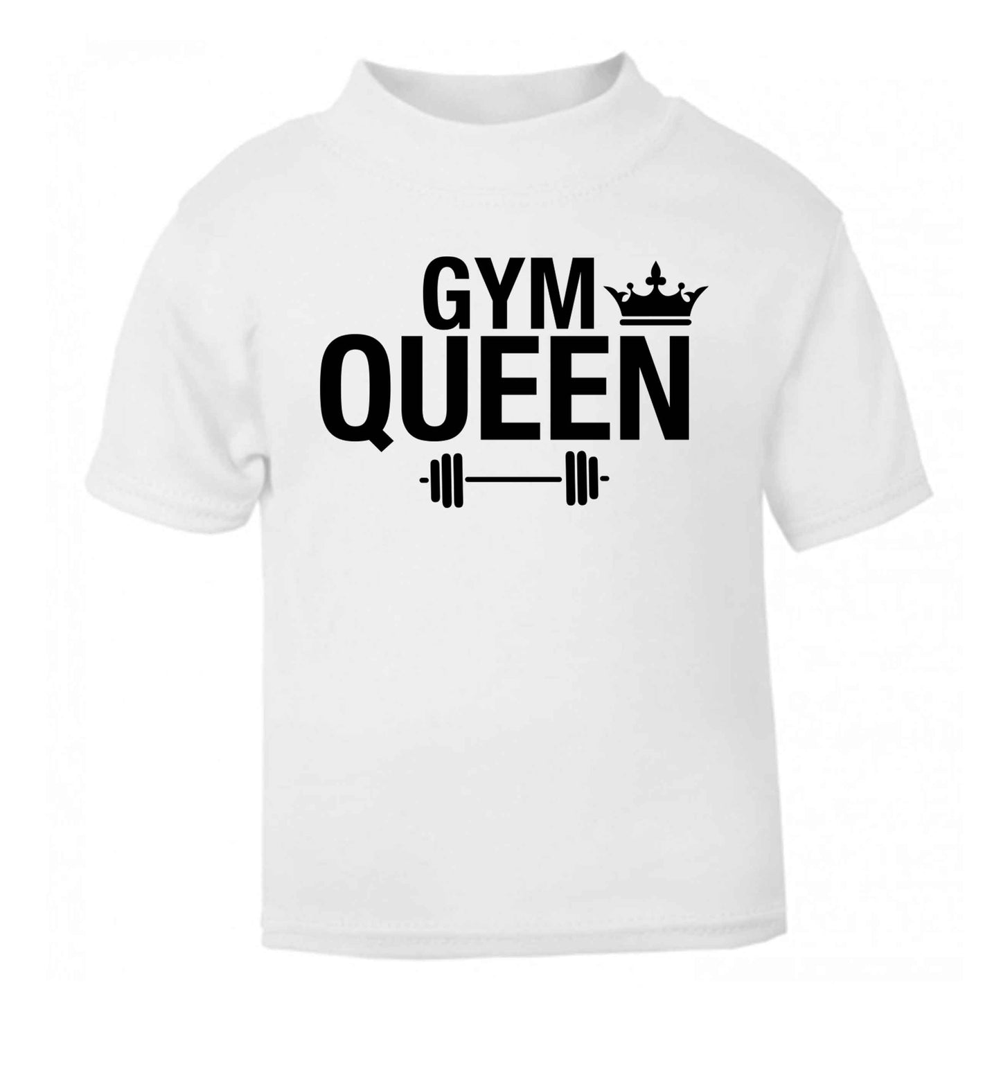 Gym queen white Baby Toddler Tshirt 2 Years