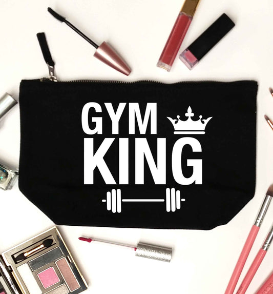 Gym king black makeup bag