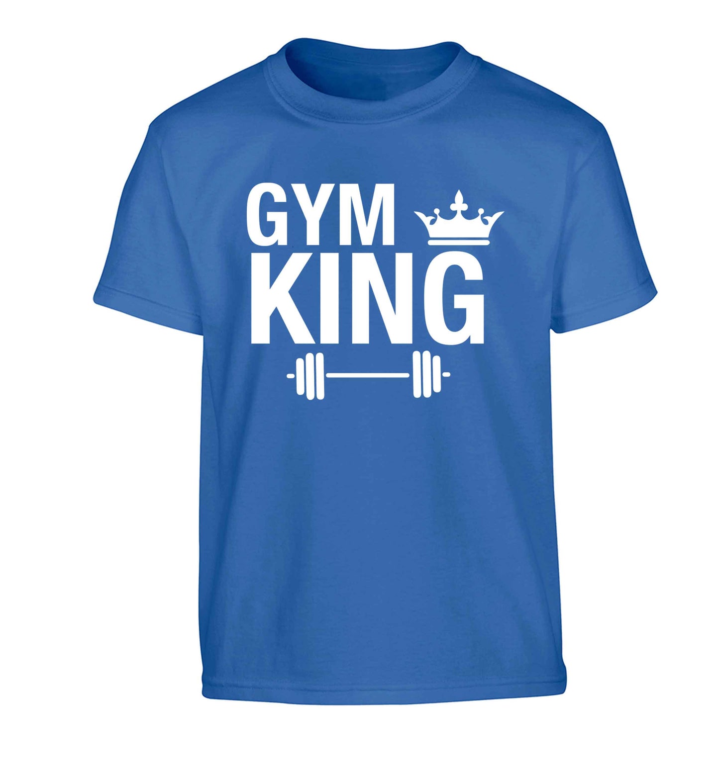 Gym king Children's blue Tshirt 12-13 Years