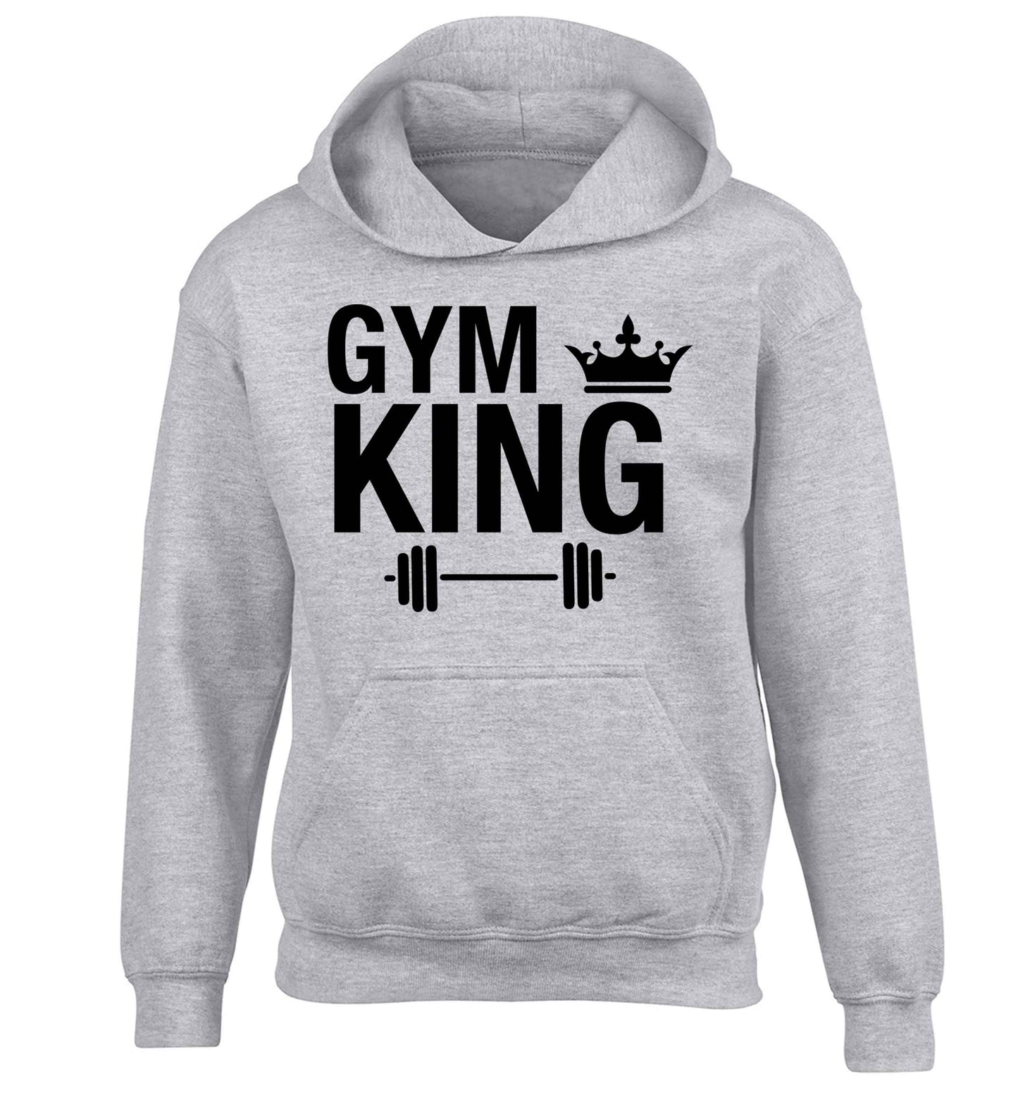 Gym king children's grey hoodie 12-13 Years