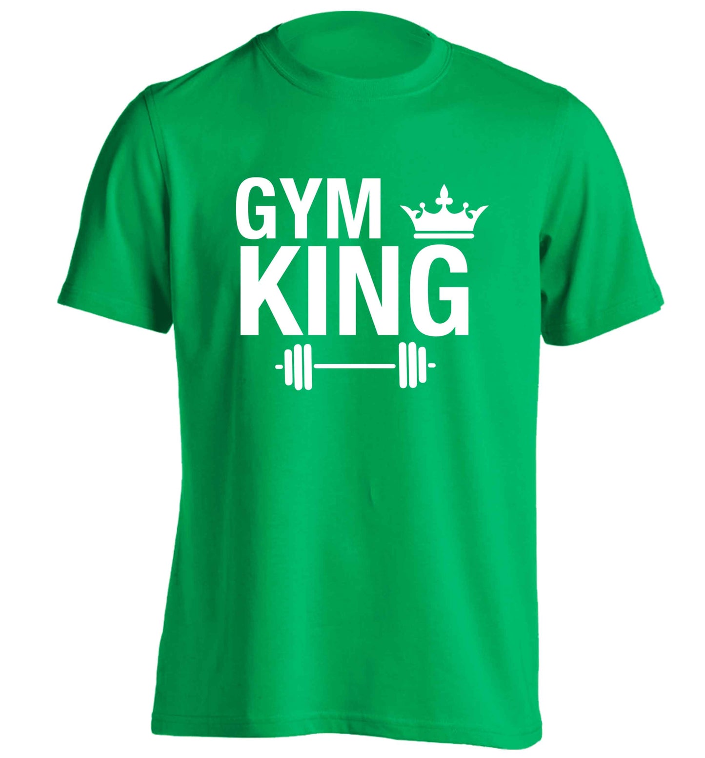 Gym king adults unisex green Tshirt 2XL