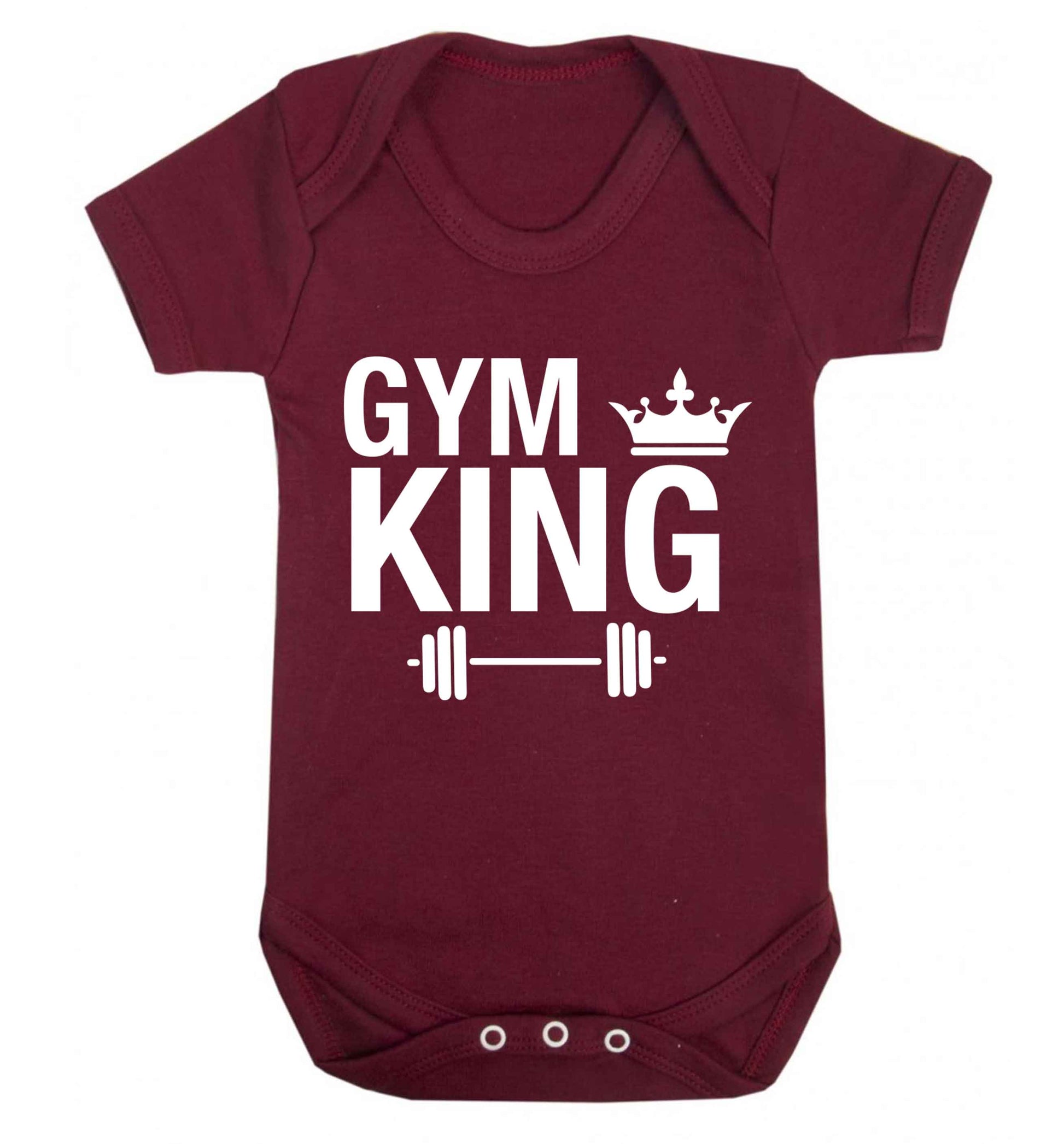 Gym king Baby Vest maroon 18-24 months