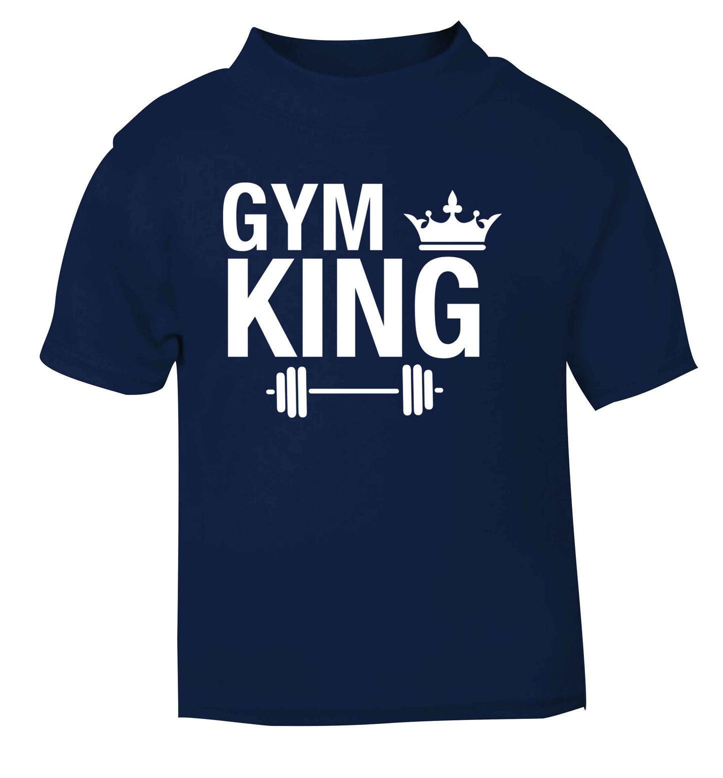 Gym king navy Baby Toddler Tshirt 2 Years