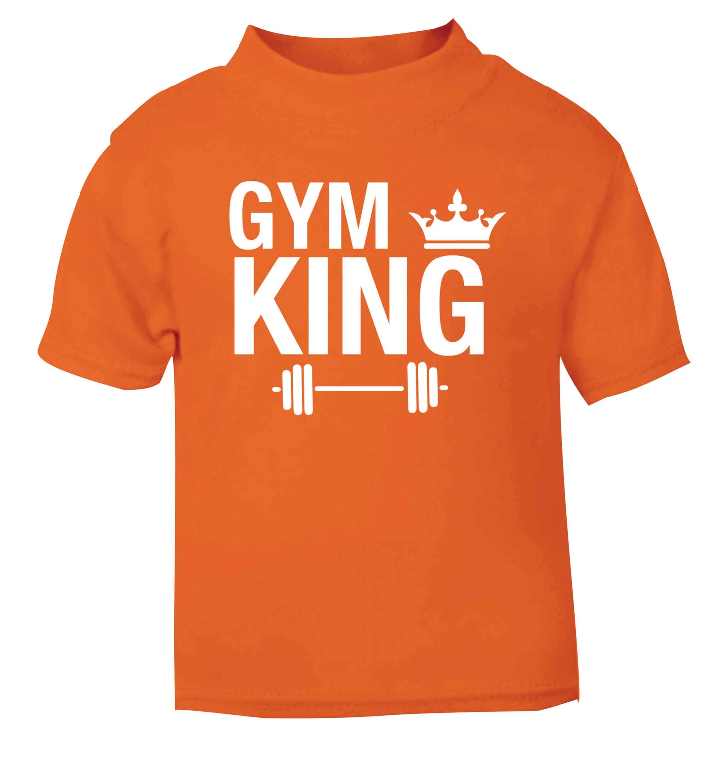 Gym king orange Baby Toddler Tshirt 2 Years