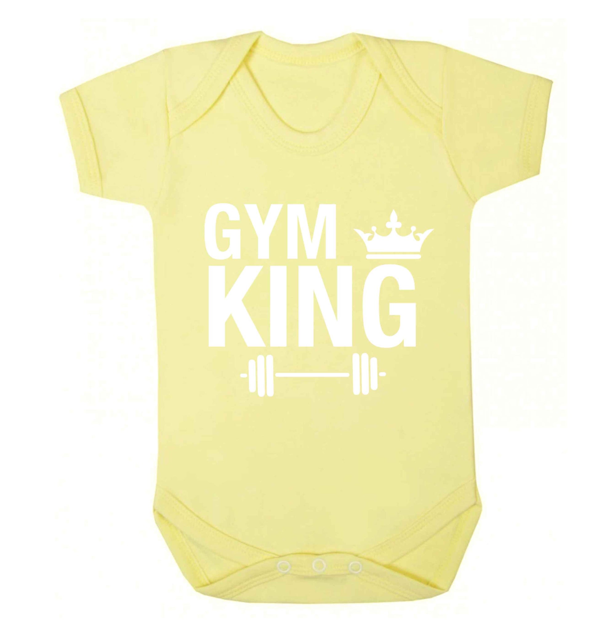 Gym king Baby Vest pale yellow 18-24 months