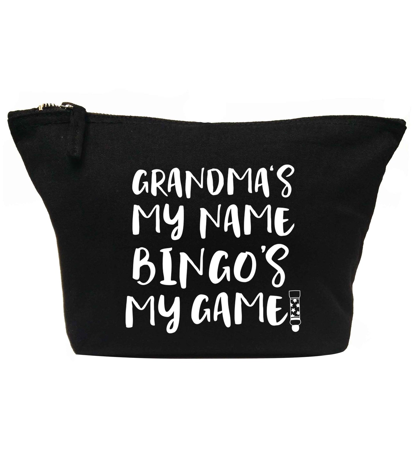 Grandma's my name bingo's my game! | makeup / wash bag