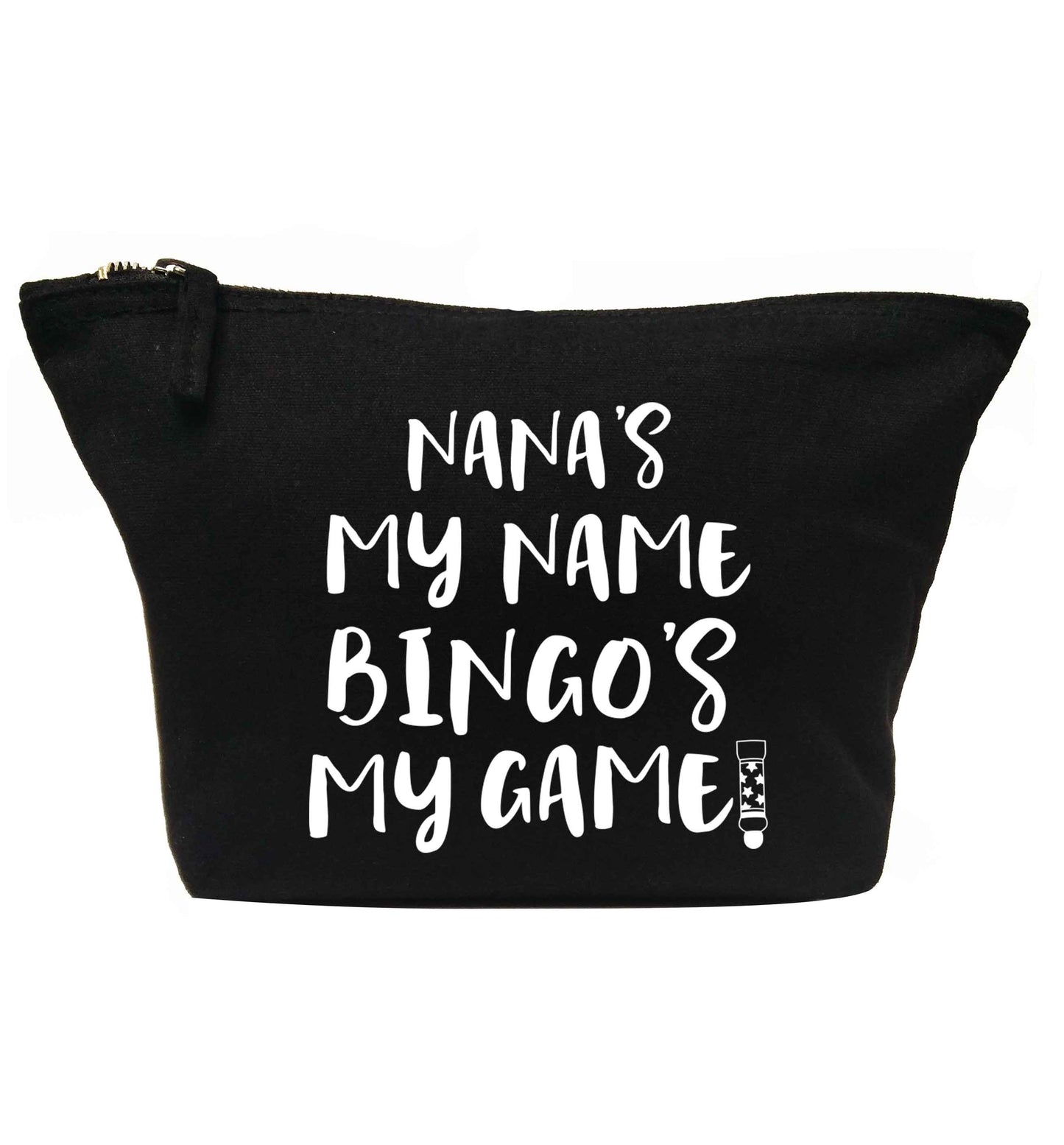 Nana's my name bingo's my game! | makeup / wash bag