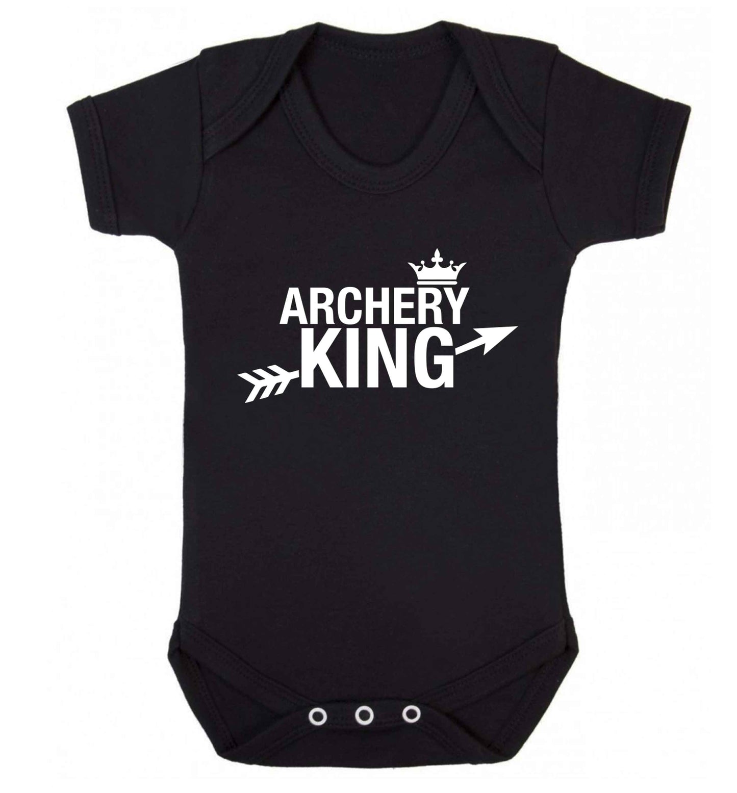 Archery king Baby Vest black 18-24 months