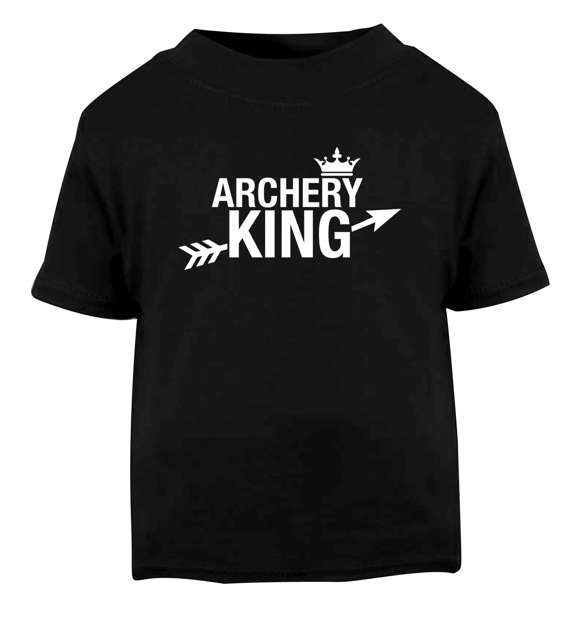 Archery king Black Baby Toddler Tshirt 2 years