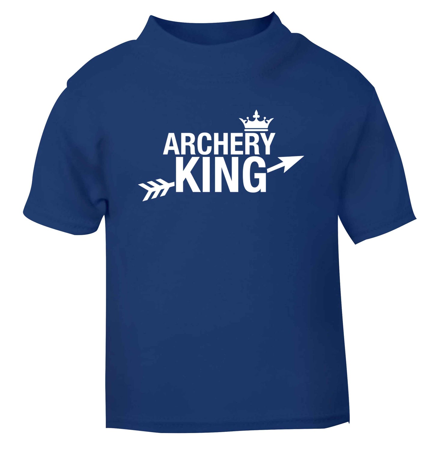 Archery king blue Baby Toddler Tshirt 2 Years