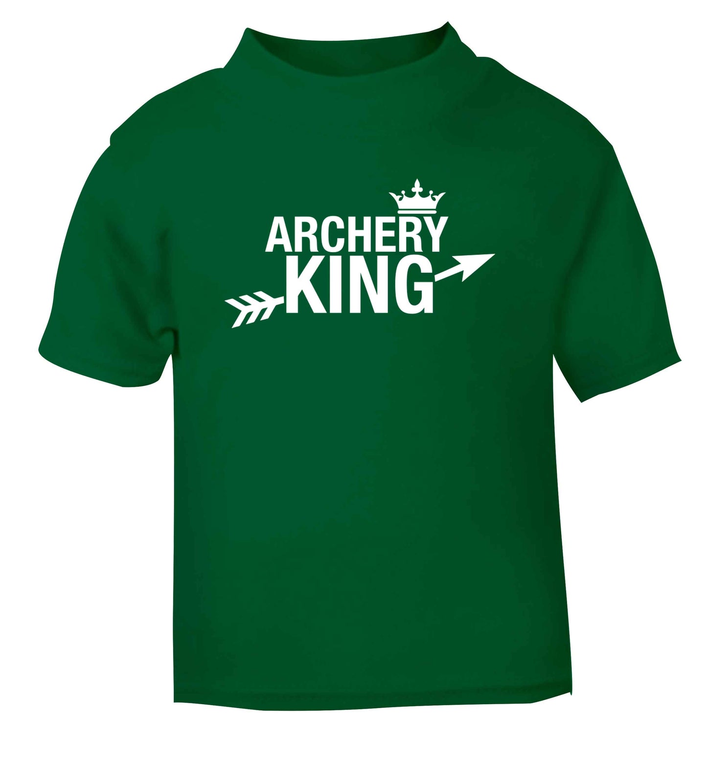 Archery king green Baby Toddler Tshirt 2 Years