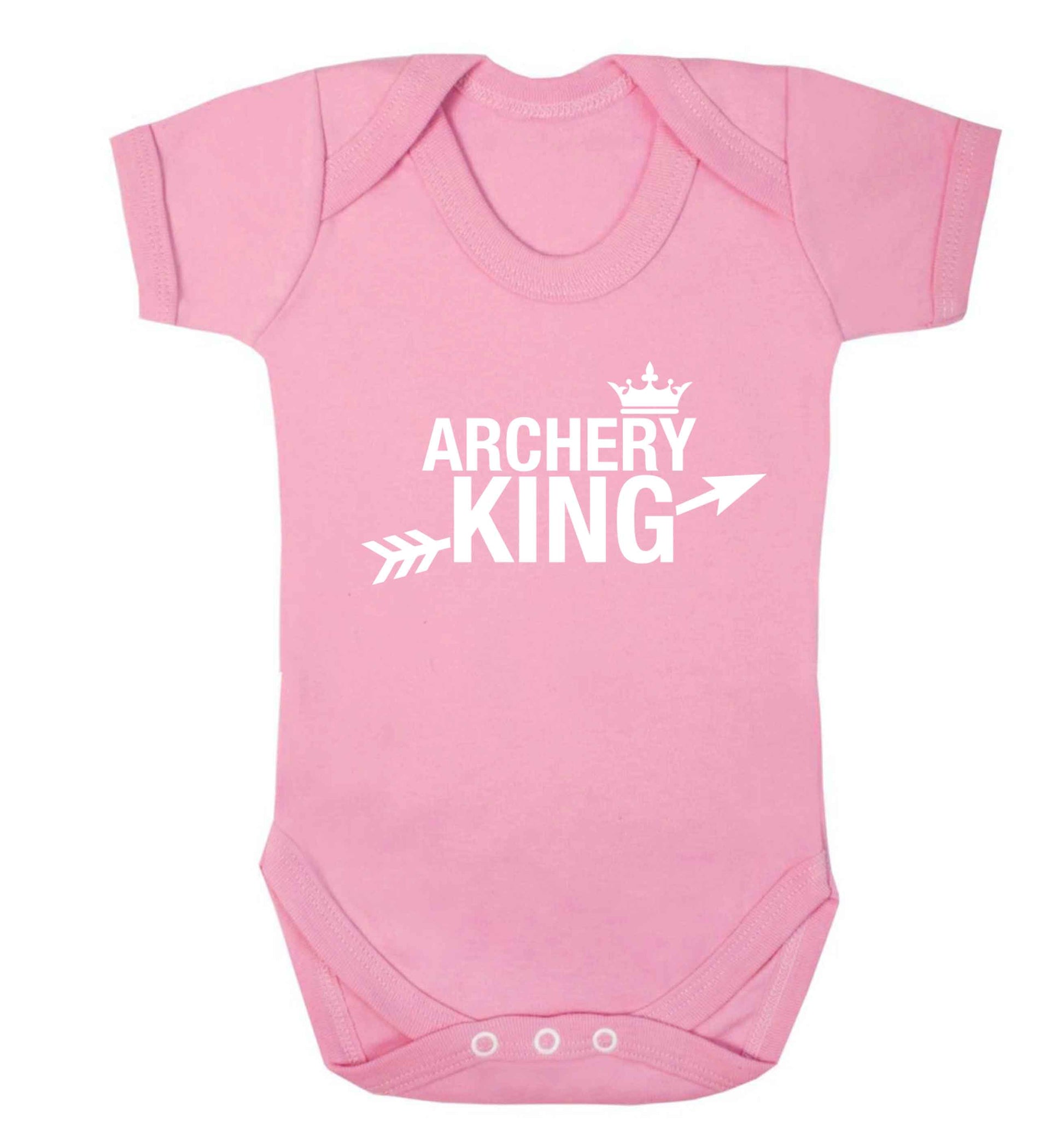 Archery king Baby Vest pale pink 18-24 months