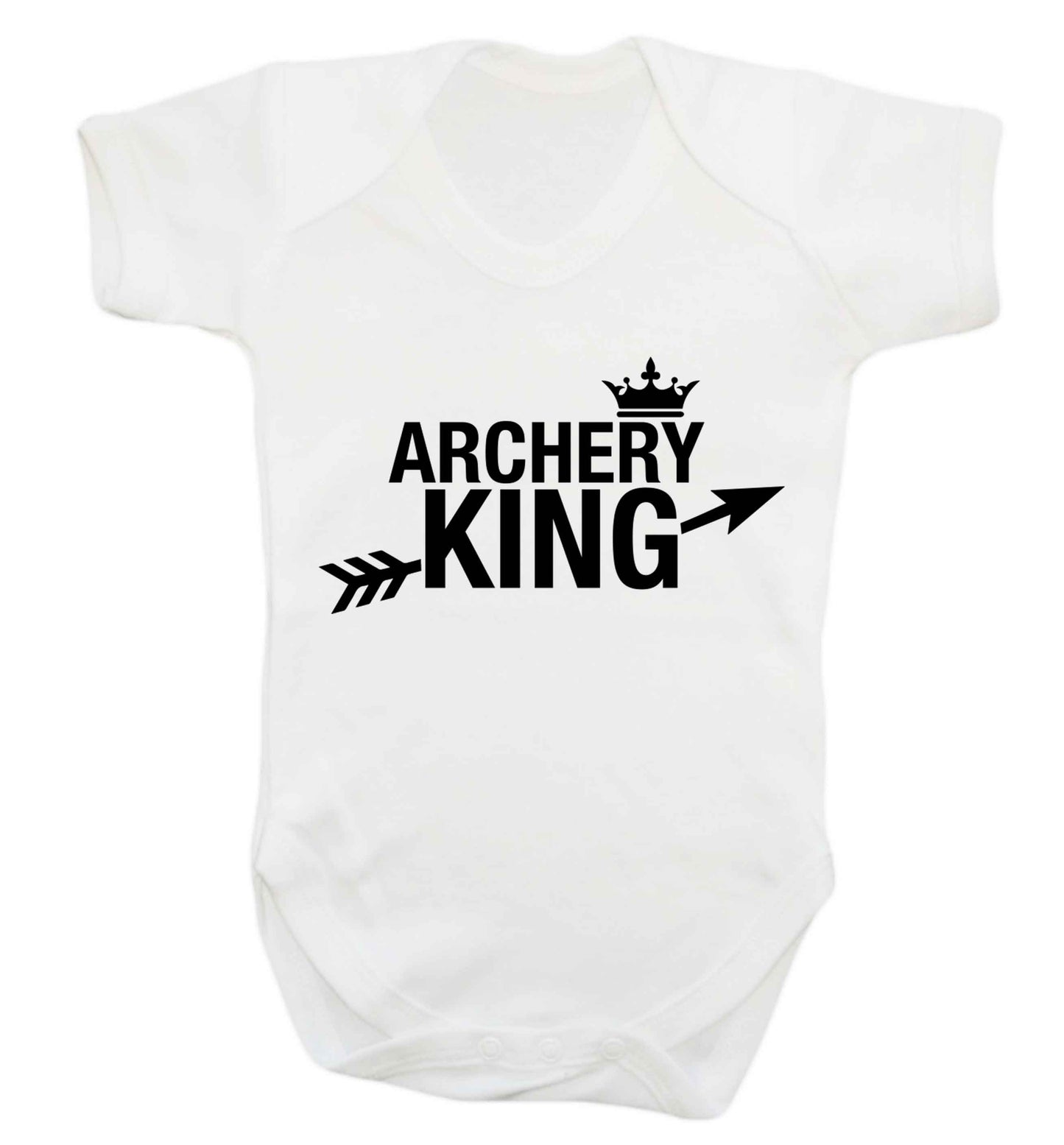 Archery king Baby Vest white 18-24 months