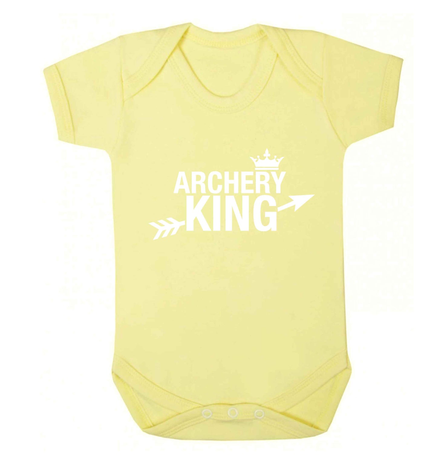 Archery king Baby Vest pale yellow 18-24 months