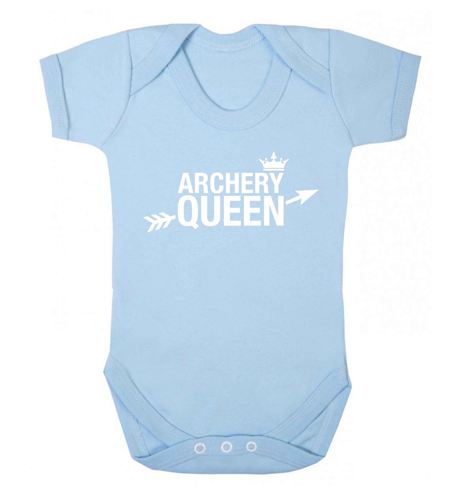 Archery queen Baby Vest pale blue 18-24 months
