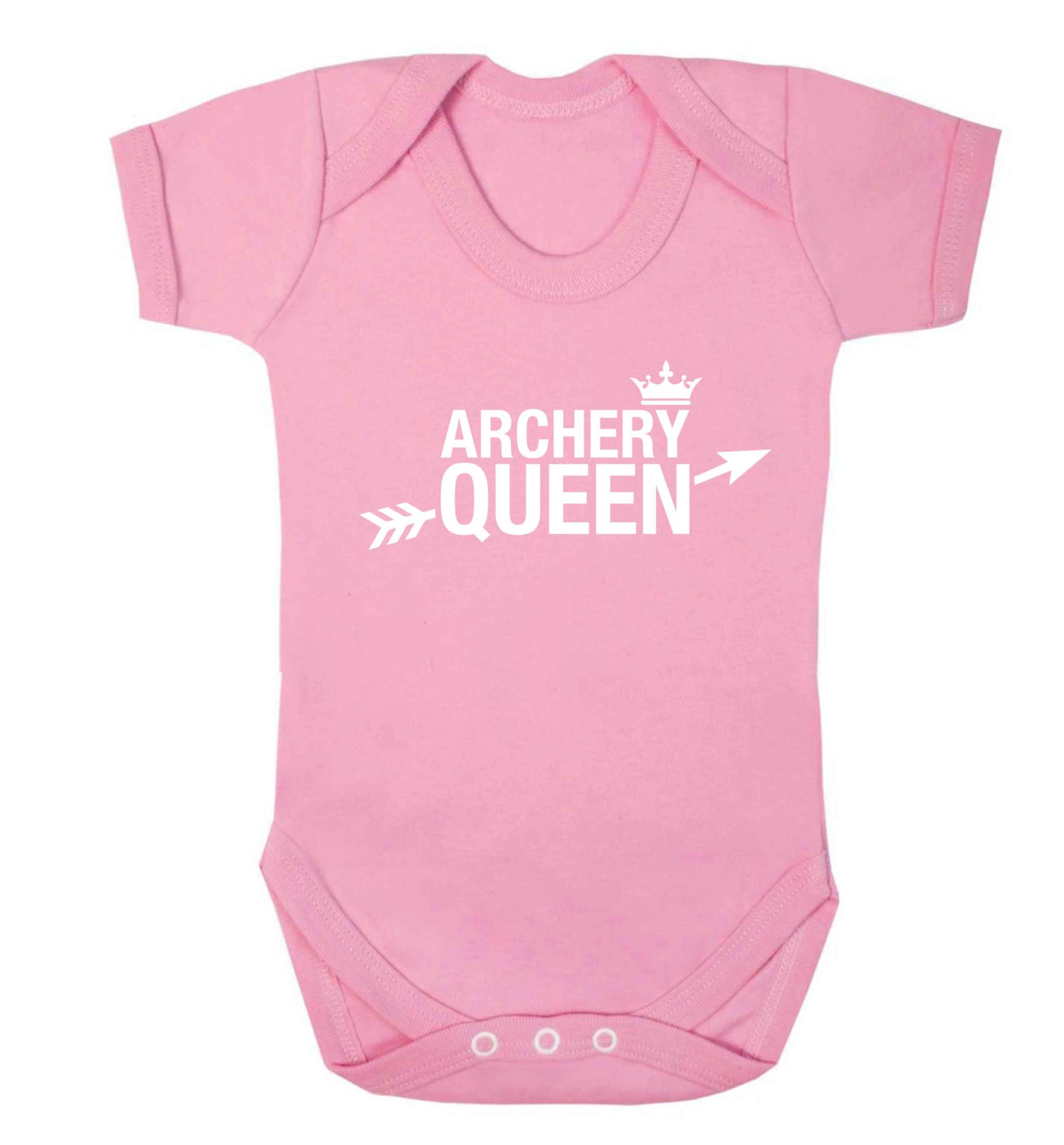 Archery queen Baby Vest pale pink 18-24 months