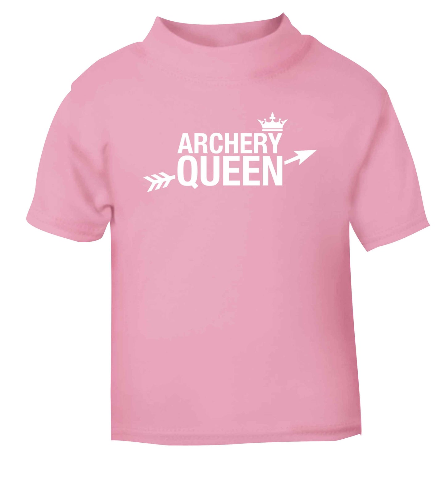 Archery queen light pink Baby Toddler Tshirt 2 Years