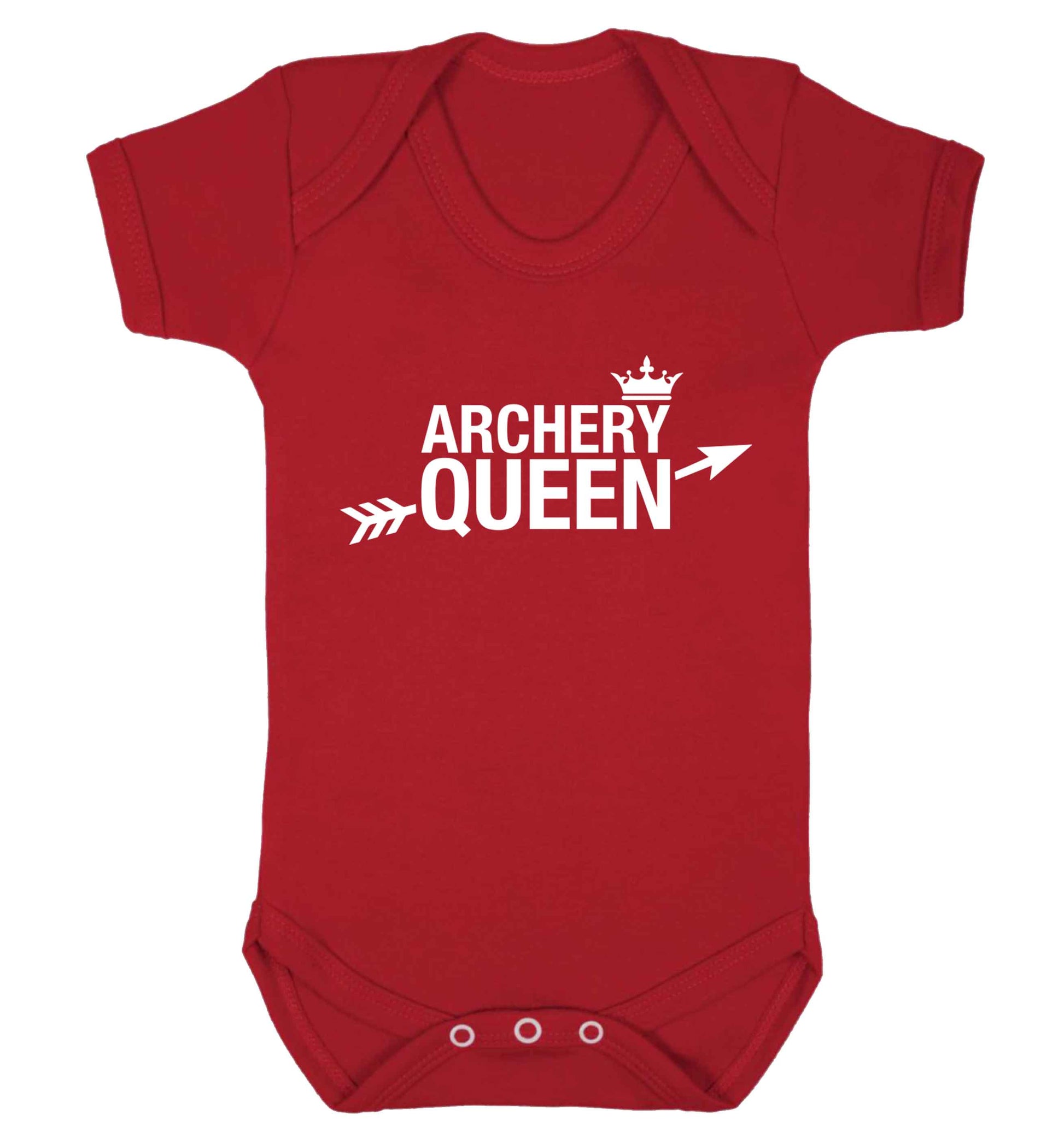 Archery queen Baby Vest red 18-24 months