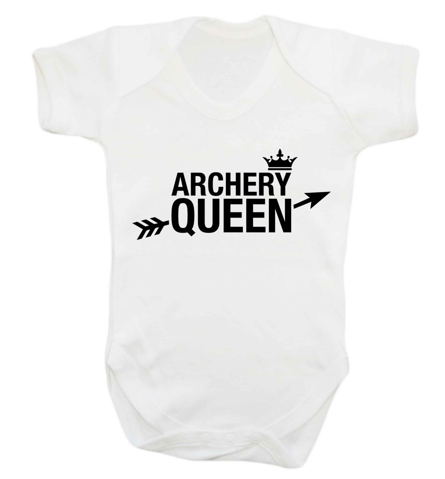 Archery queen Baby Vest white 18-24 months