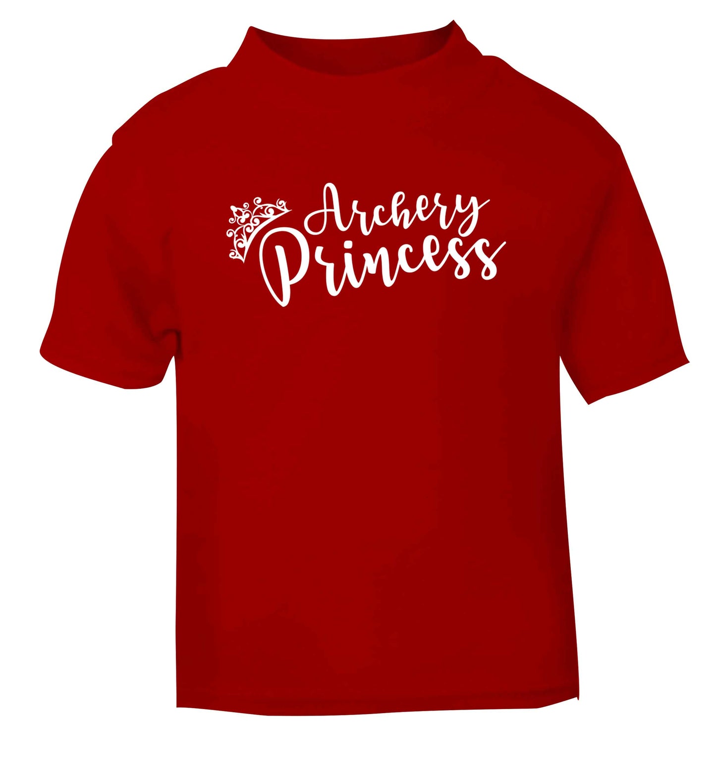 Archery princess red Baby Toddler Tshirt 2 Years