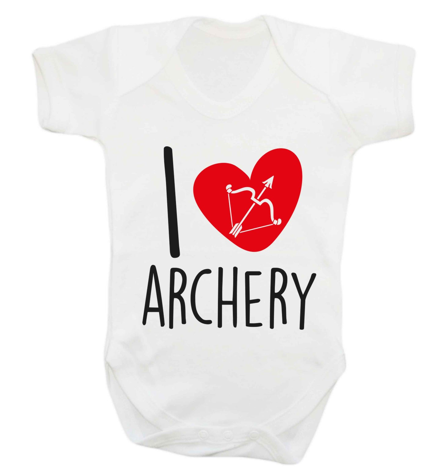 I love archery Baby Vest white 18-24 months