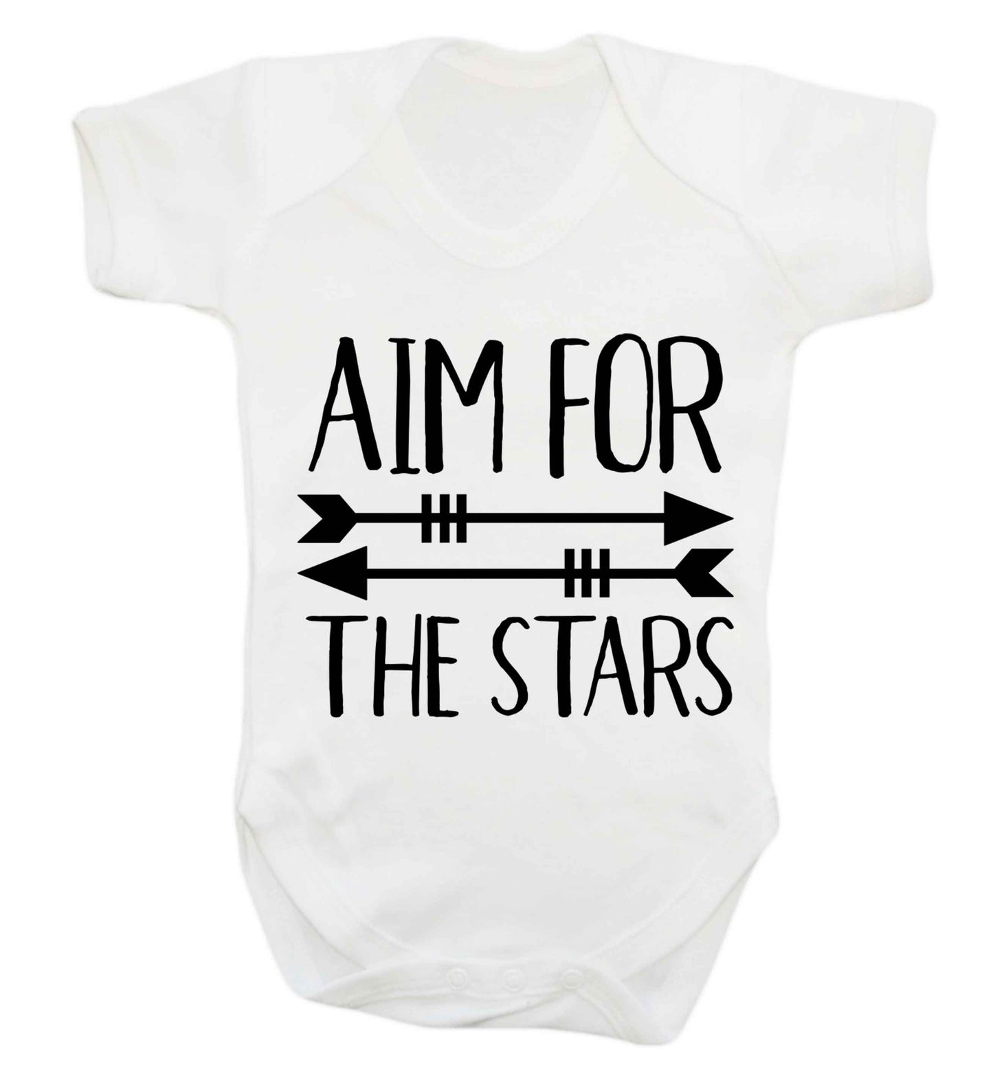 Aim for the stars Baby Vest white 18-24 months