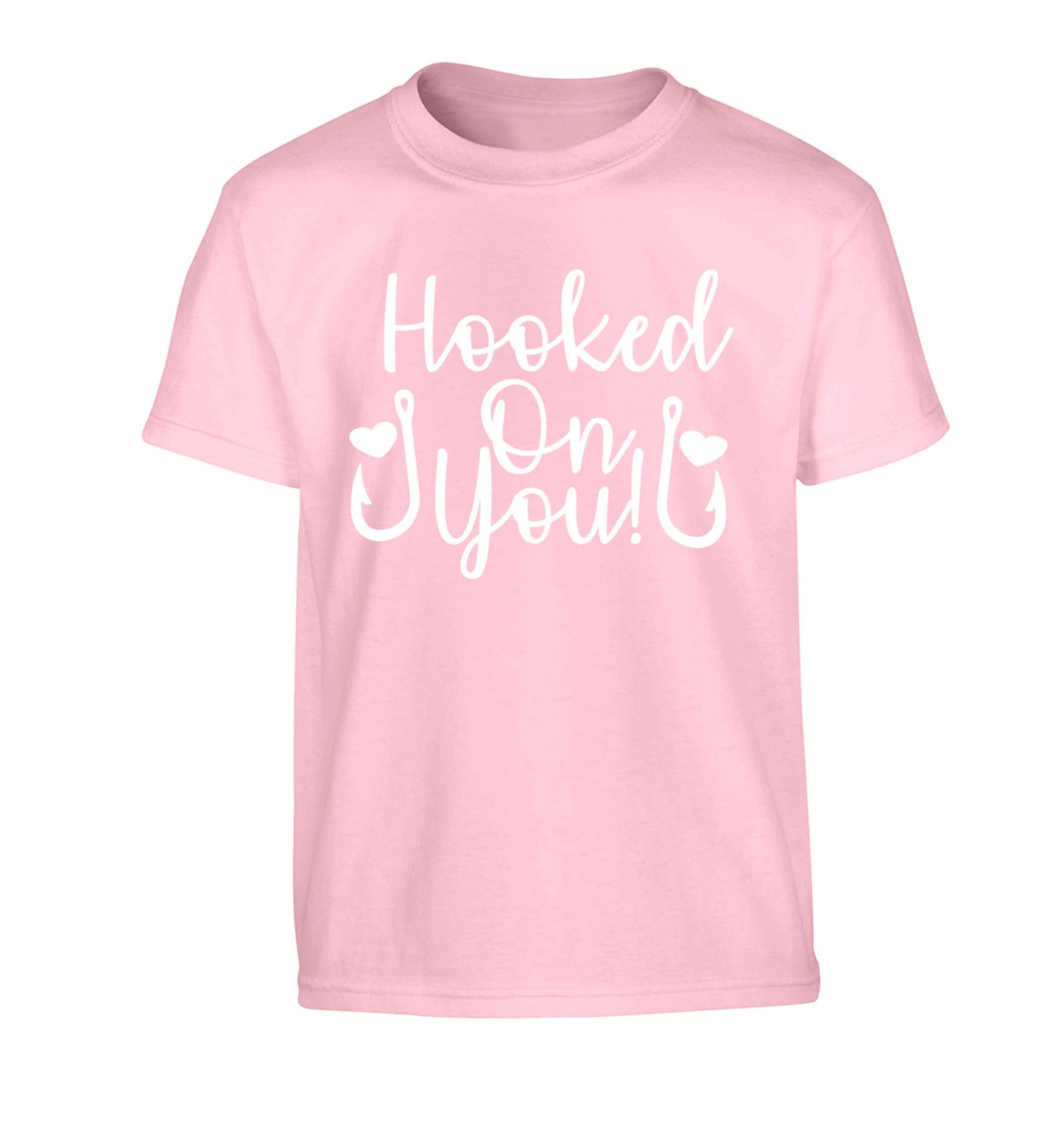 Hooked on you Children's light pink Tshirt 12-13 Years