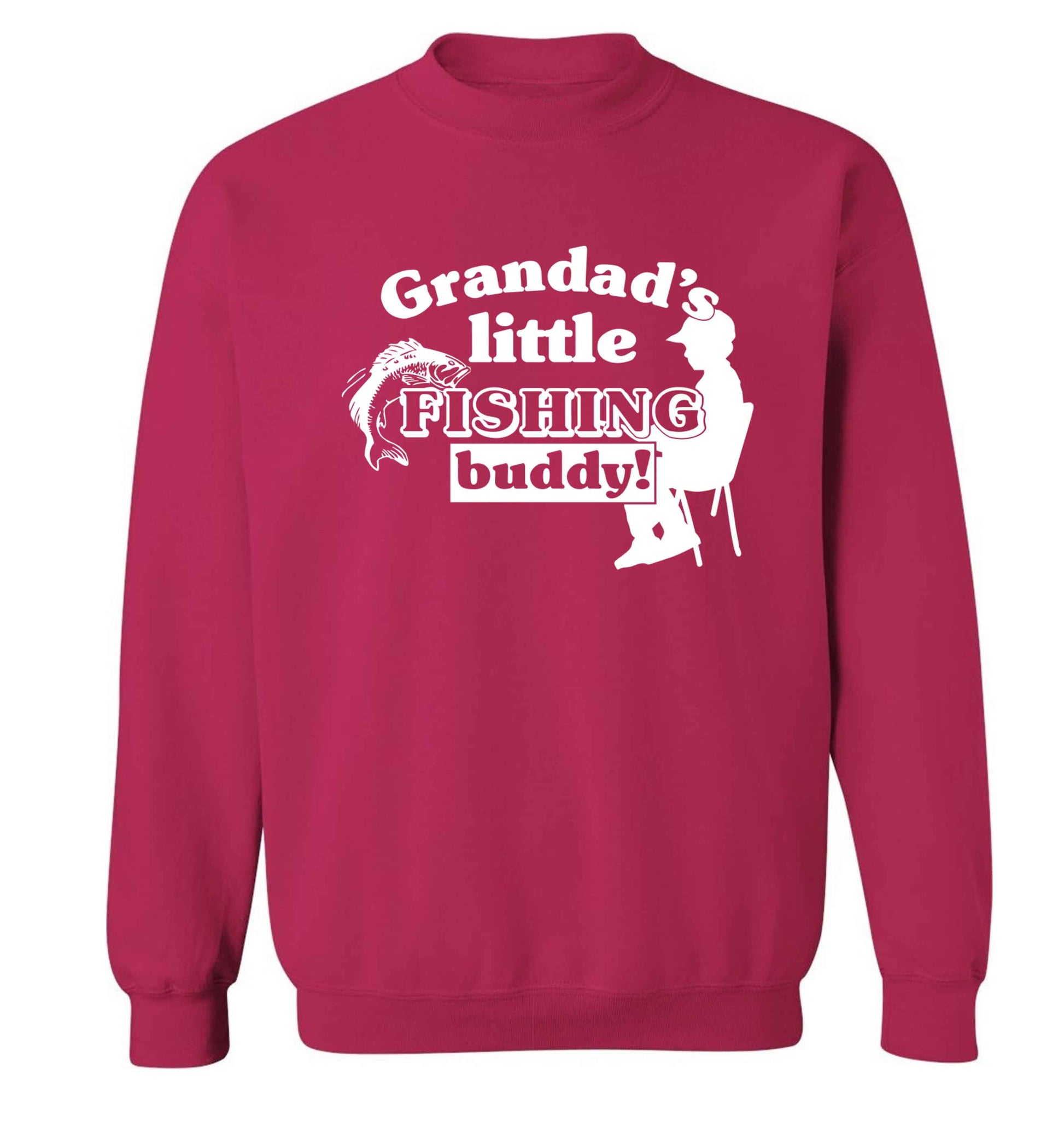 Grandad's little fishing buddy! Adult's unisex pink Sweater 2XL