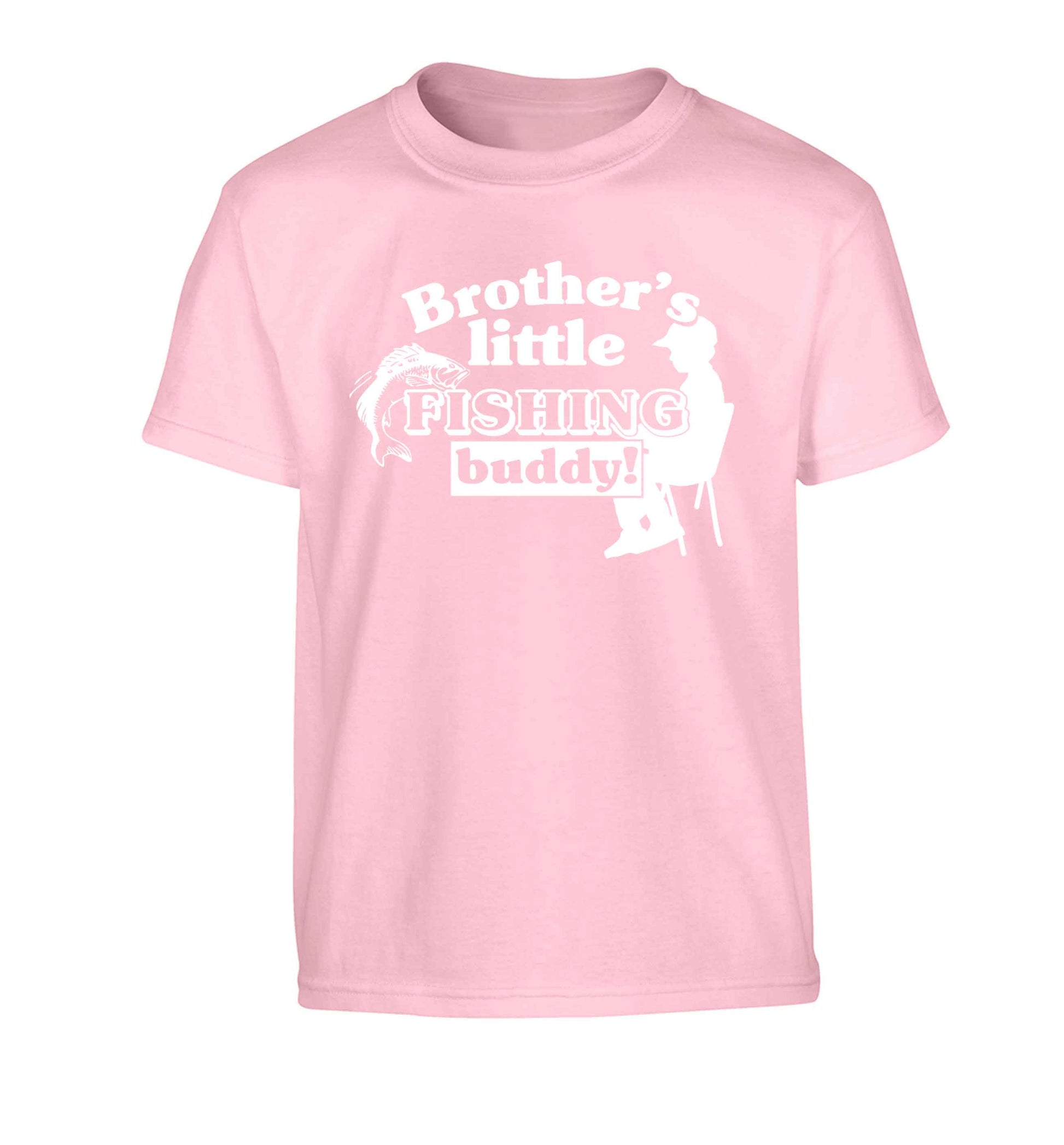 Brother's little fishing buddy Children's light pink Tshirt 12-13 Years