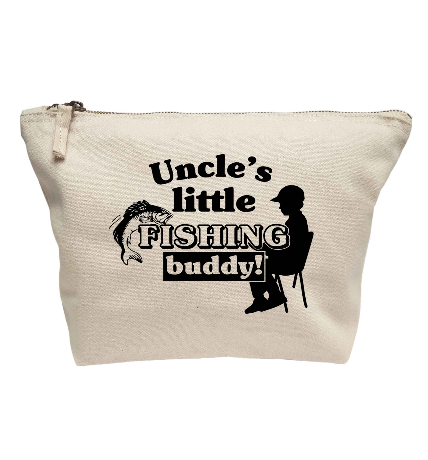 Uncle's little fishing buddy | makeup / wash bag