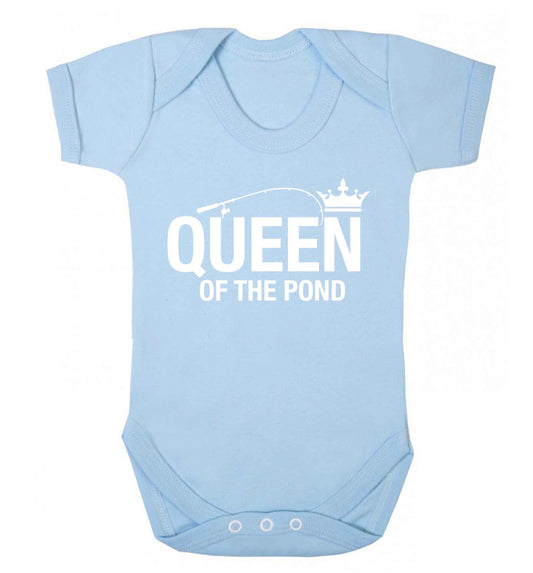 Queen of the pond Baby Vest pale blue 18-24 months