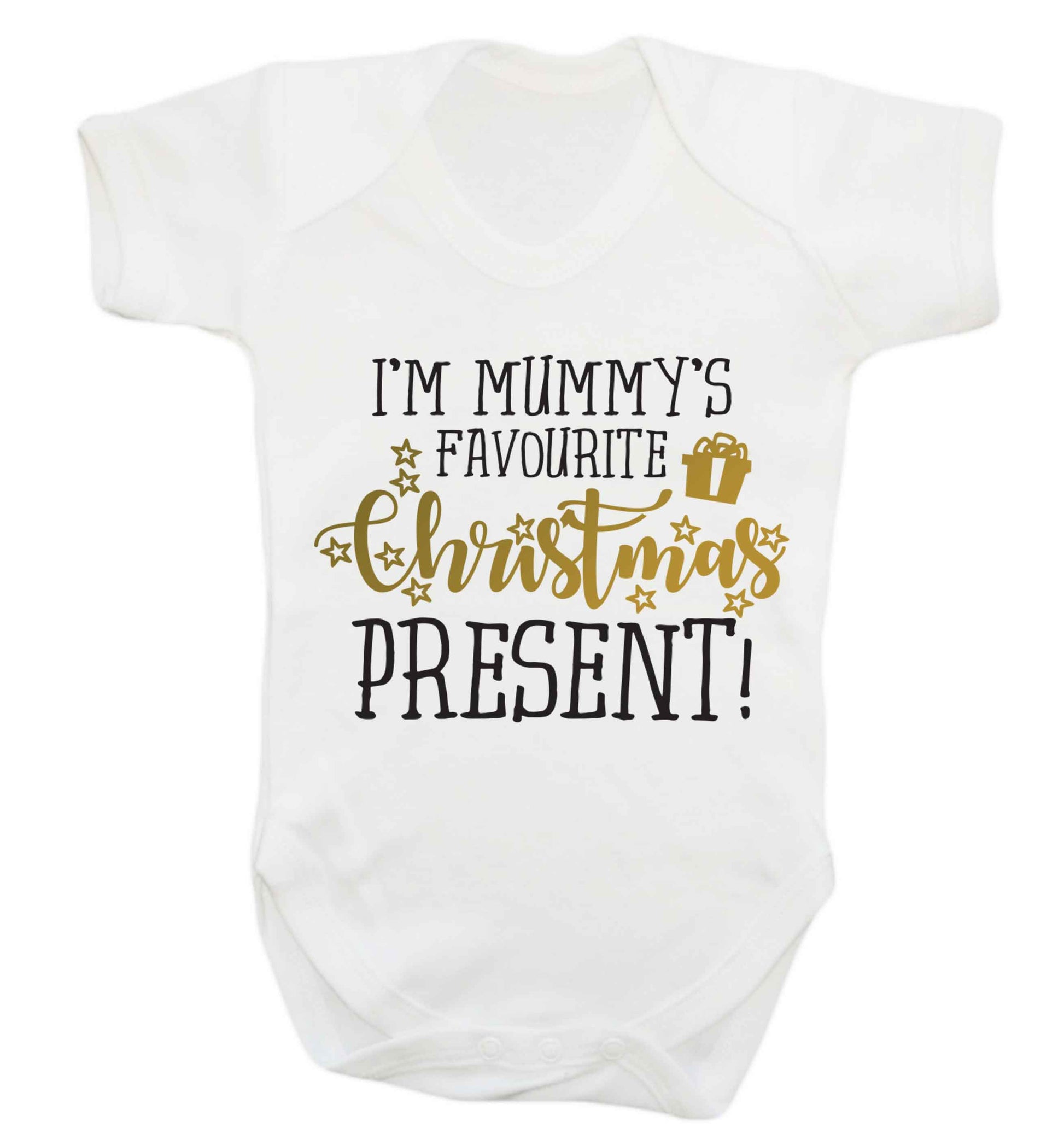 I'm Mummy's favourite Christmas present Baby Vest white 18-24 months