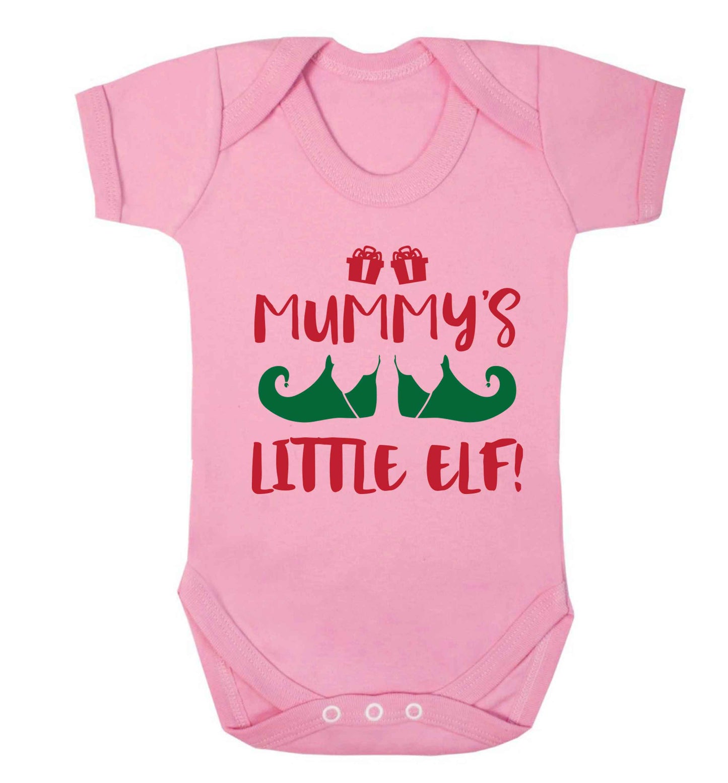 Mummy's little elf Baby Vest pale pink 18-24 months