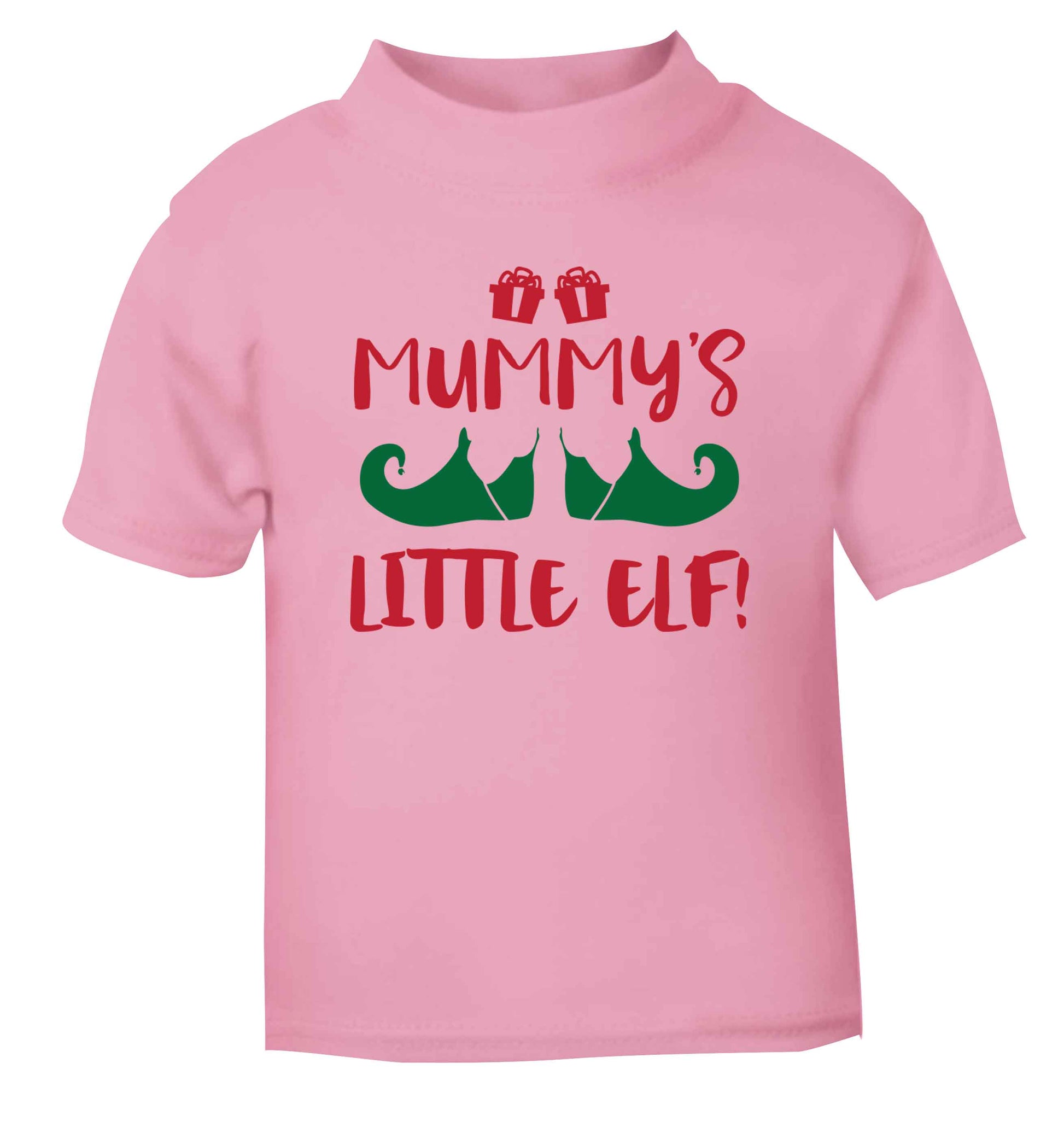 Mummy's little elf light pink Baby Toddler Tshirt 2 Years