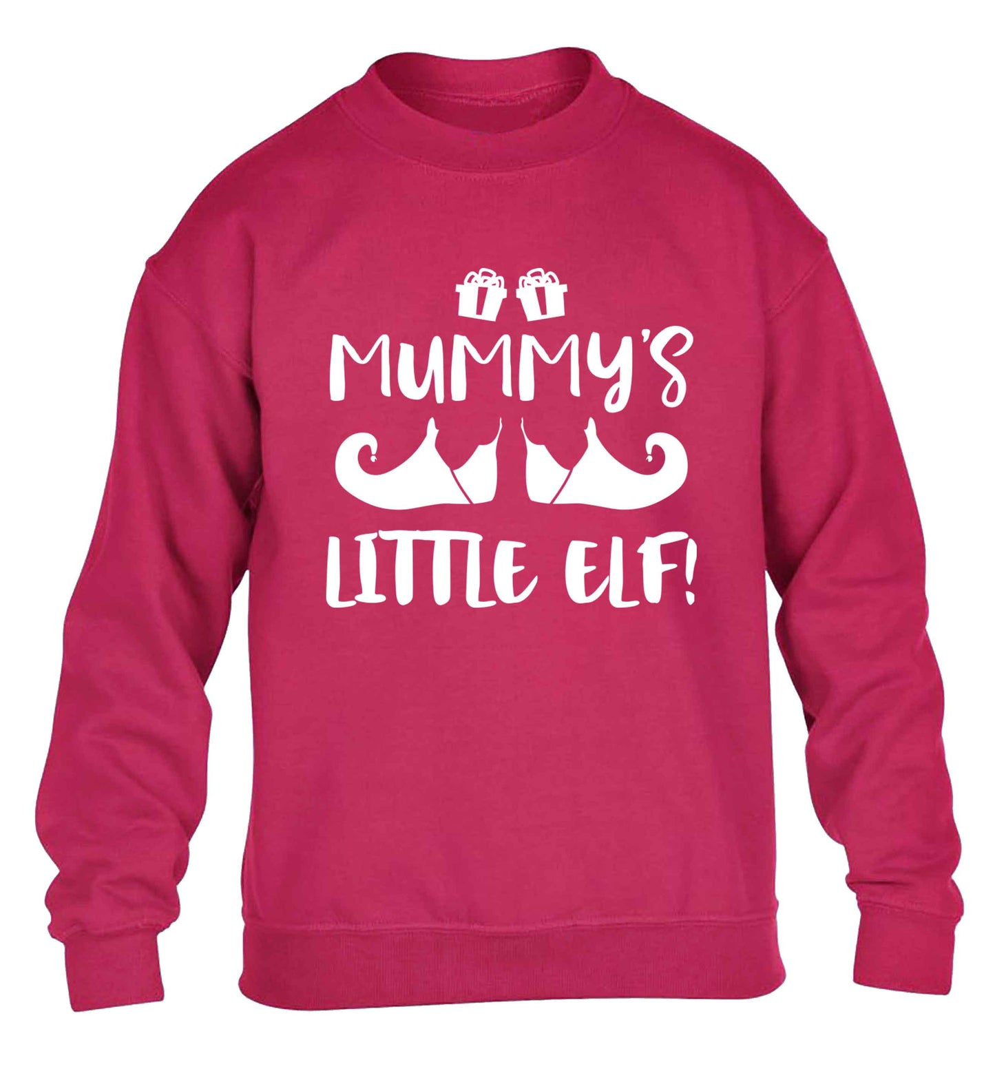 Mummy's little elf children's pink sweater 12-13 Years