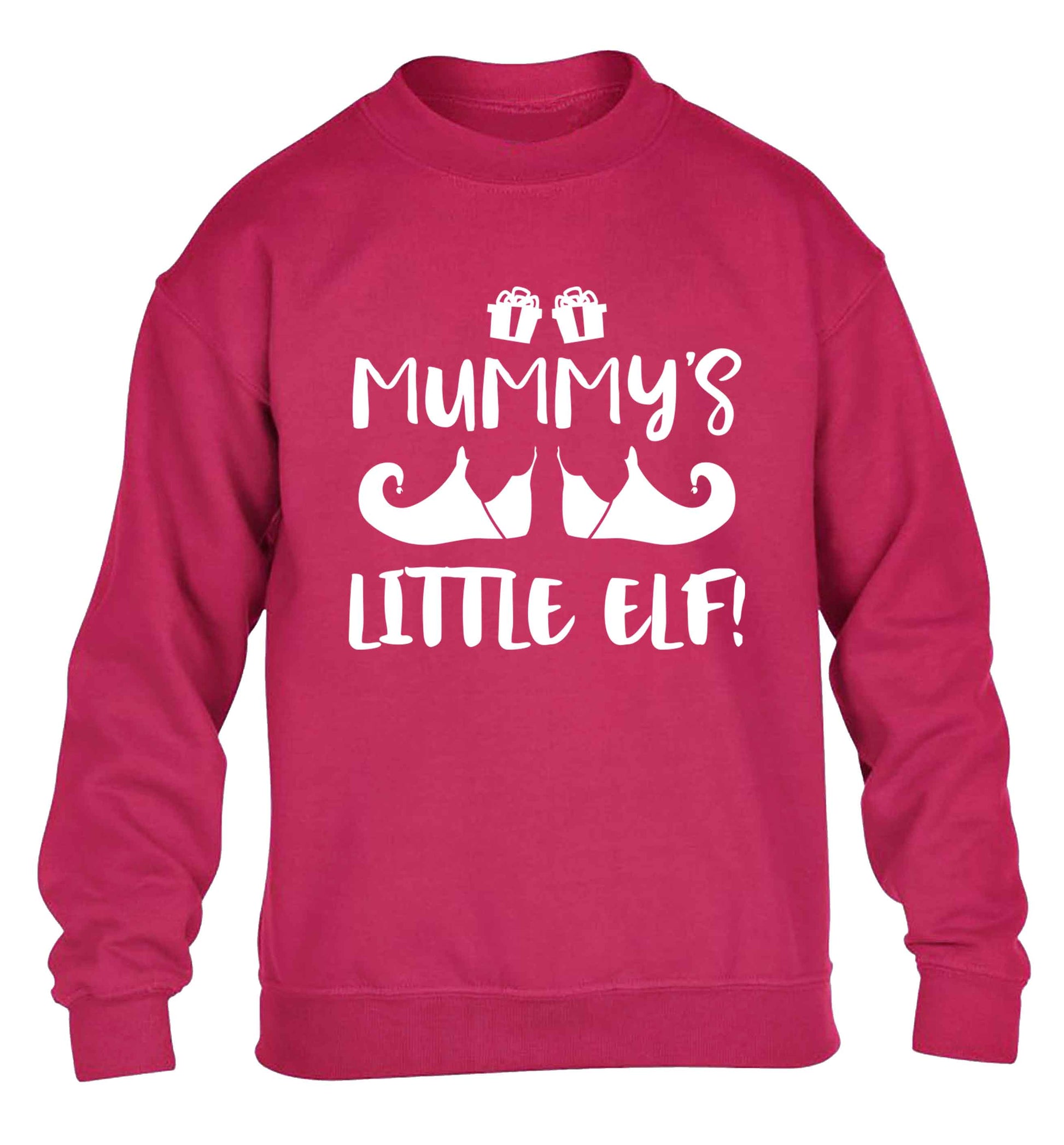 Mummy's little elf children's pink sweater 12-13 Years
