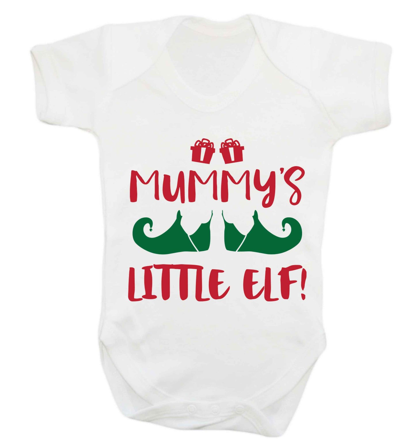 Mummy's little elf Baby Vest white 18-24 months