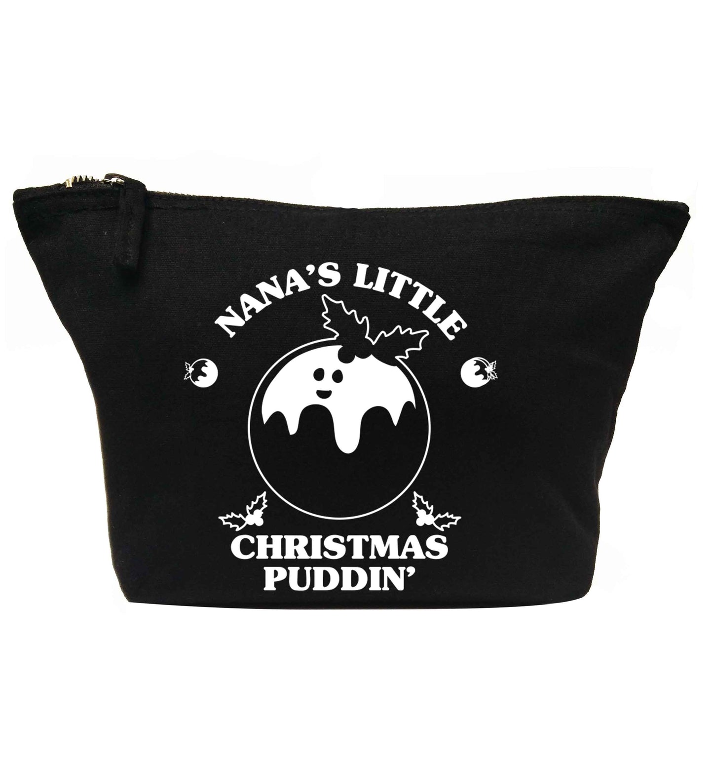 Nana's little Christmas puddin' | makeup / wash bag
