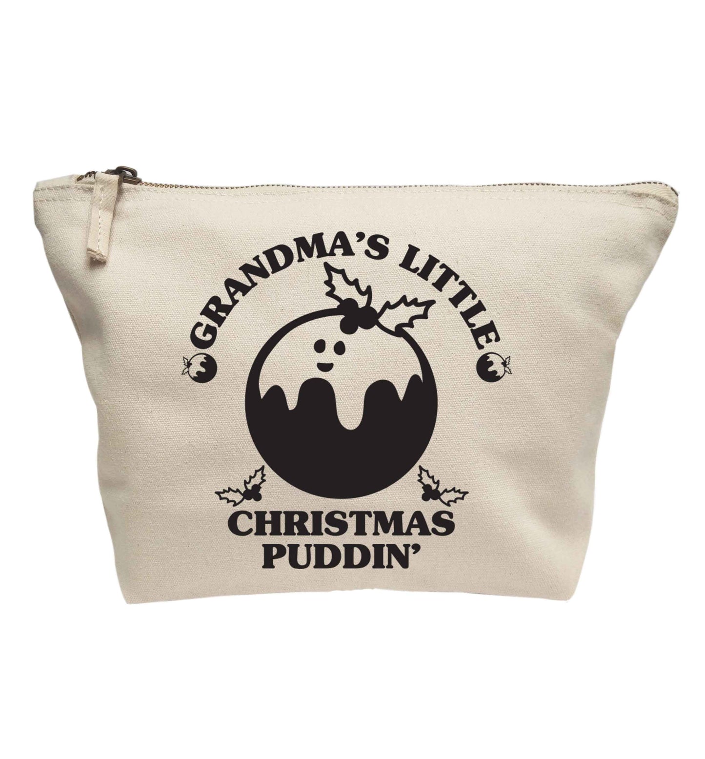 Grandma's little Christmas puddin' | makeup / wash bag