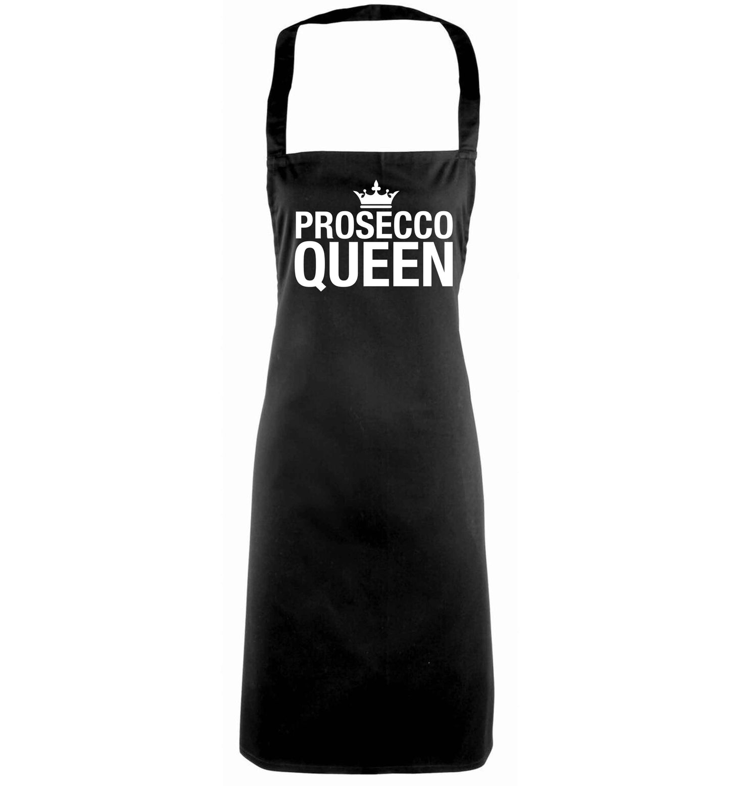 Prosecco queen black apron