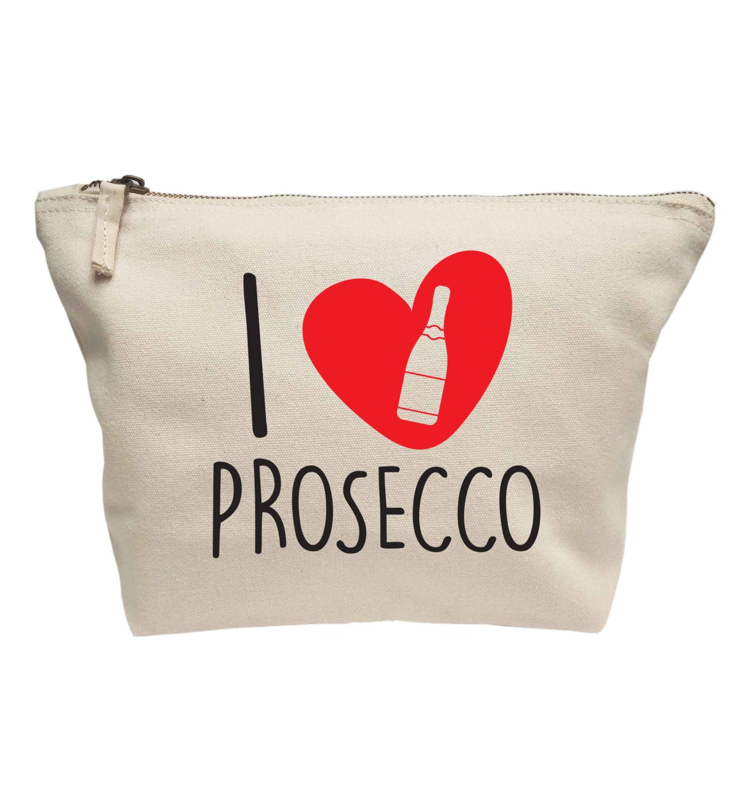 I love prosecco | makeup / wash bag