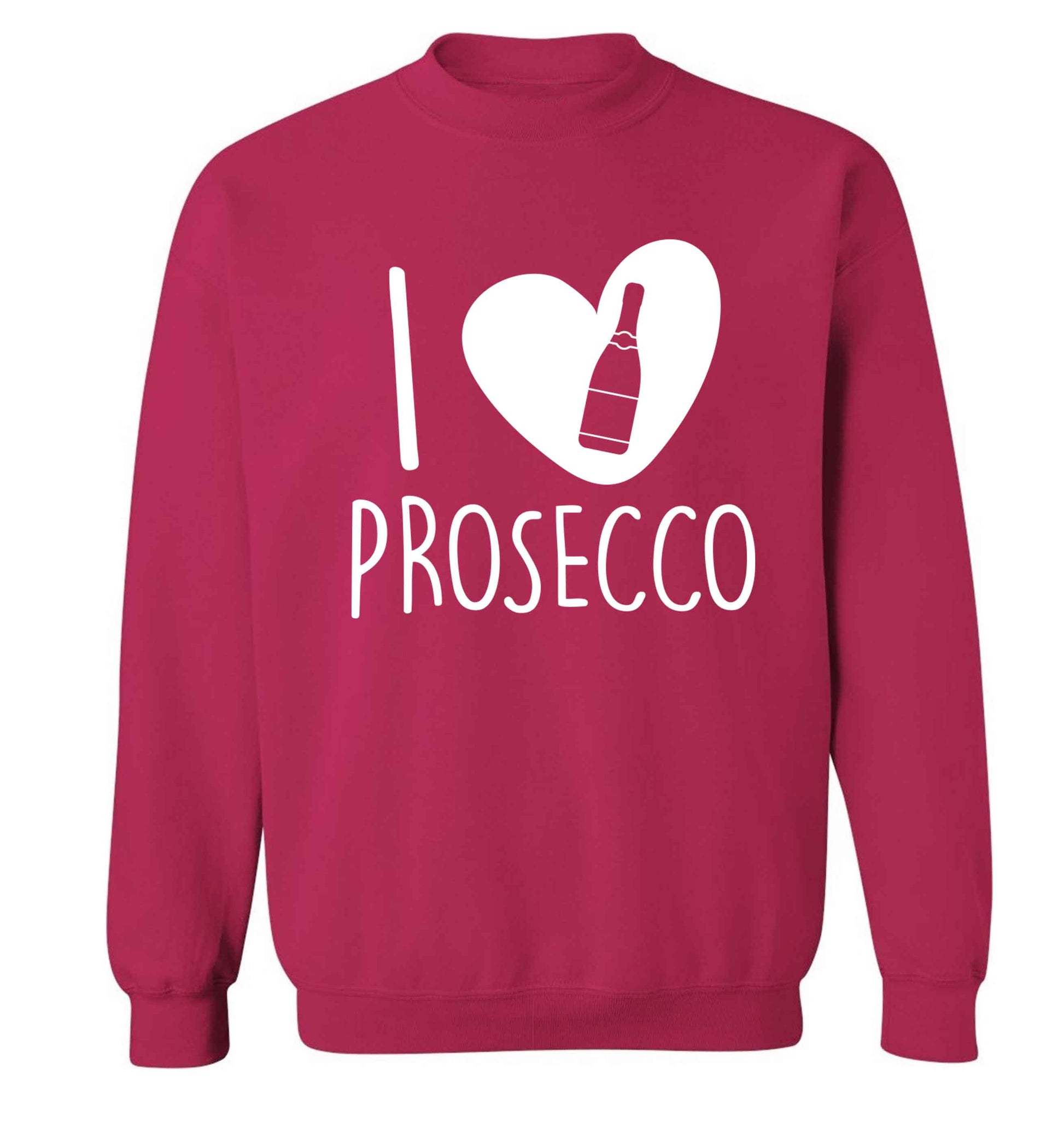 I love prosecco Adult's unisex pink Sweater 2XL