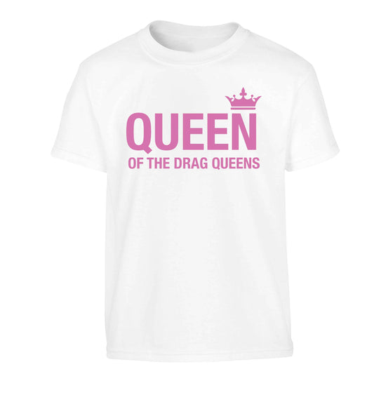 Queen of the drag Queens Children's white Tshirt 12-13 Years